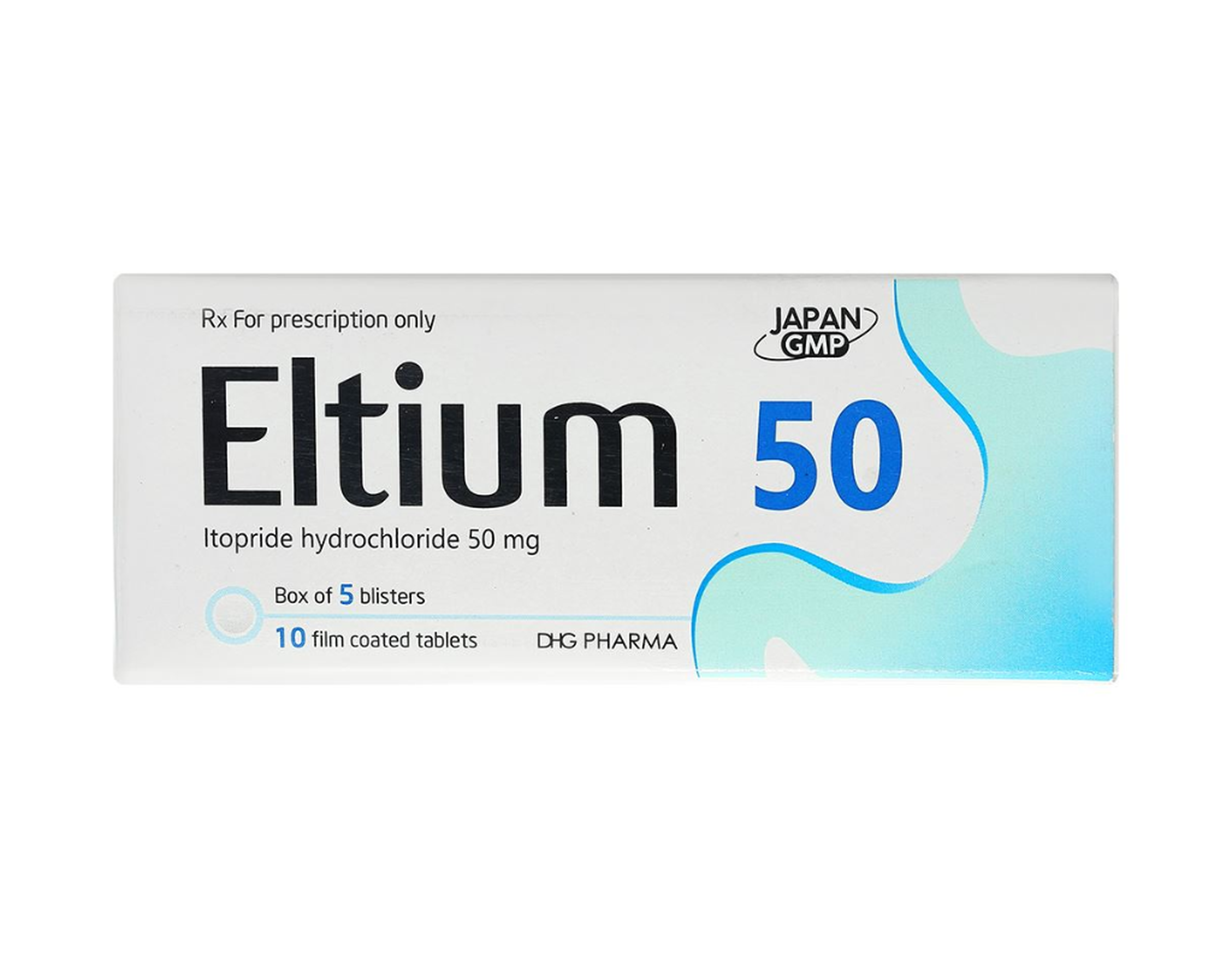 Thuốc Eltium 50 Tab điều trị bệnh dạ dày (Hộp 5 vỉ x 10 viên)