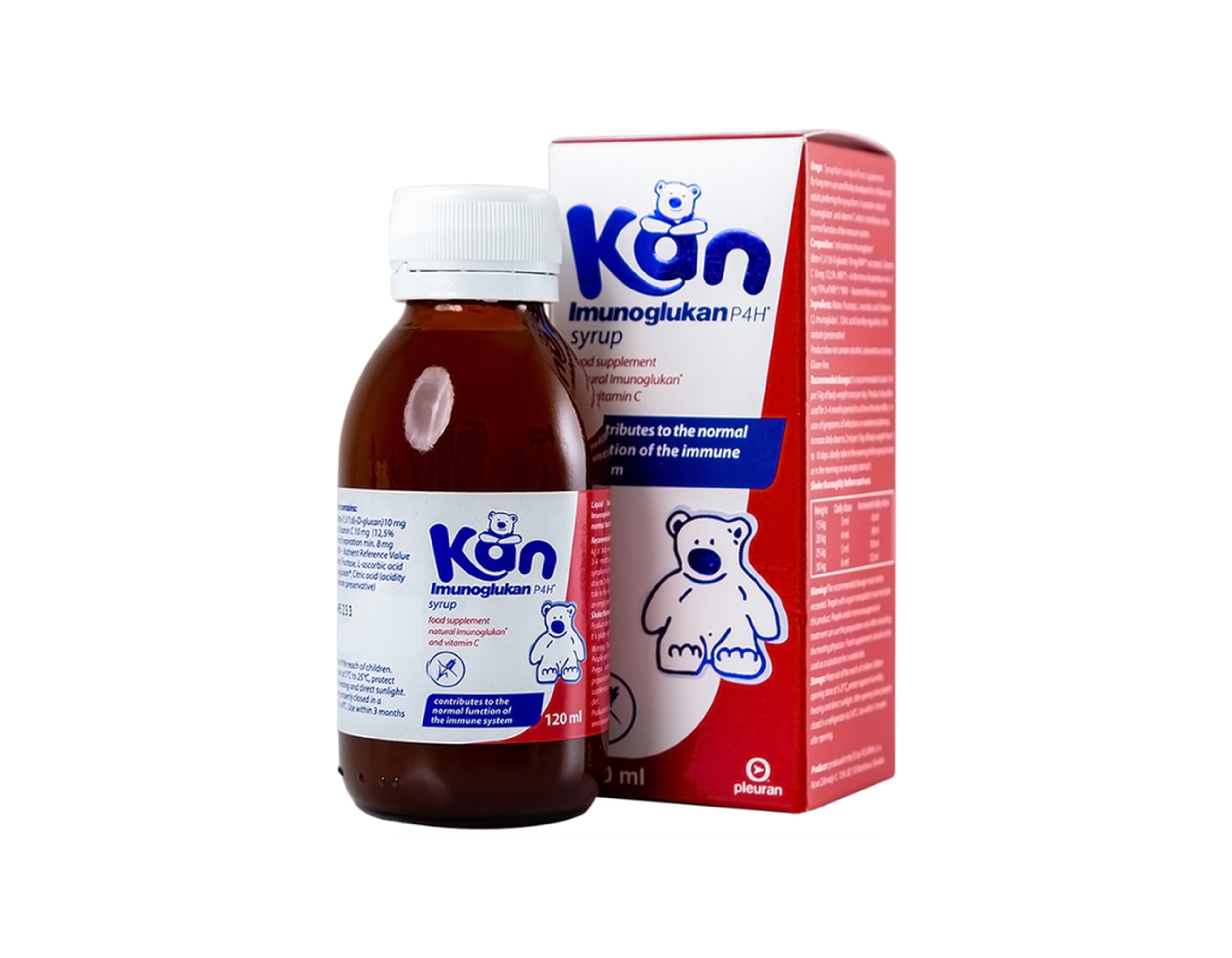 Siro Kan Imunoglukan P4H hỗ trợ tăng đề kháng cho bé (Hộp 1 lọ 120ml)