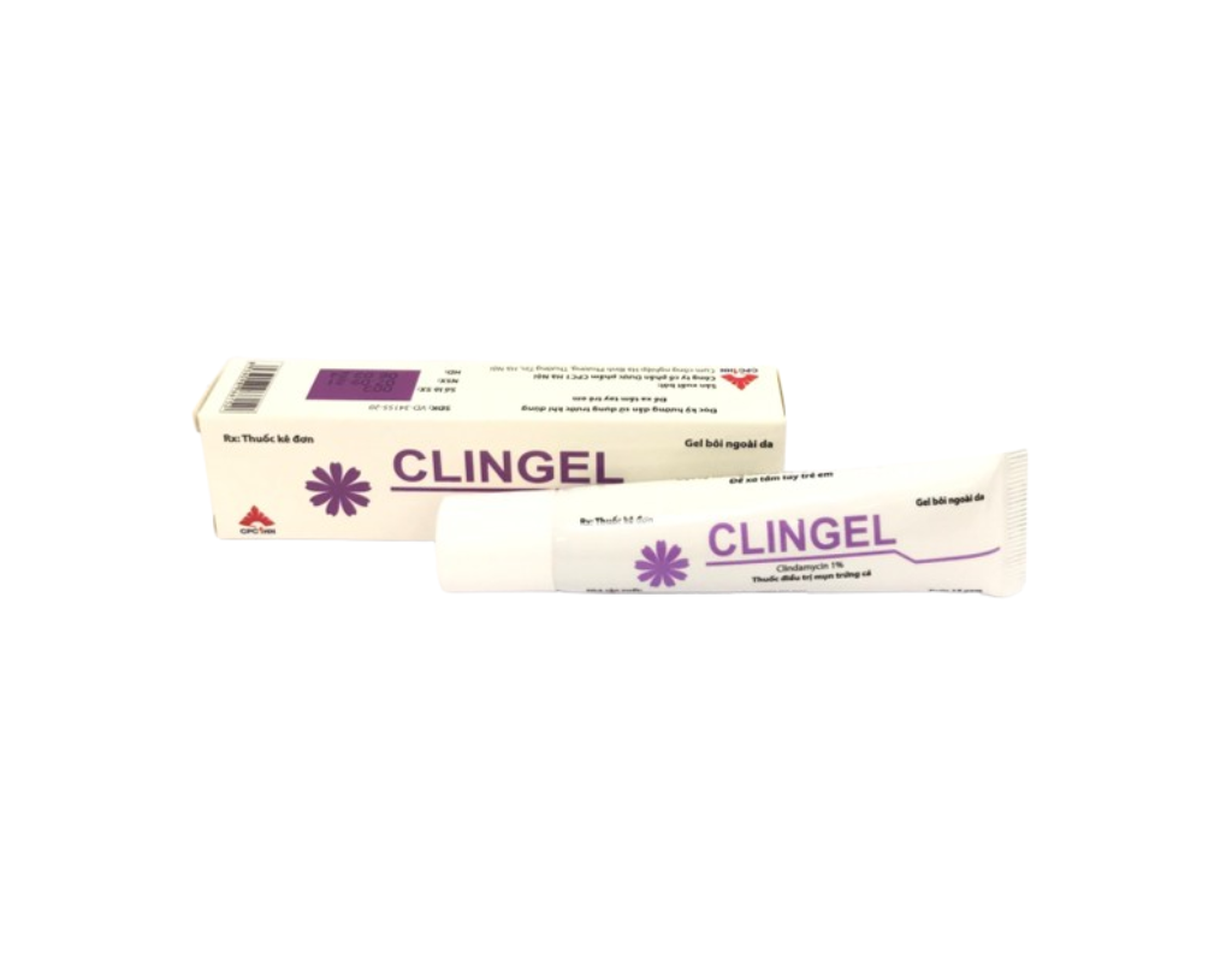 Thuốc Clingel 1% điều trị trứng cá (Hộp 1 tuýp 15g)