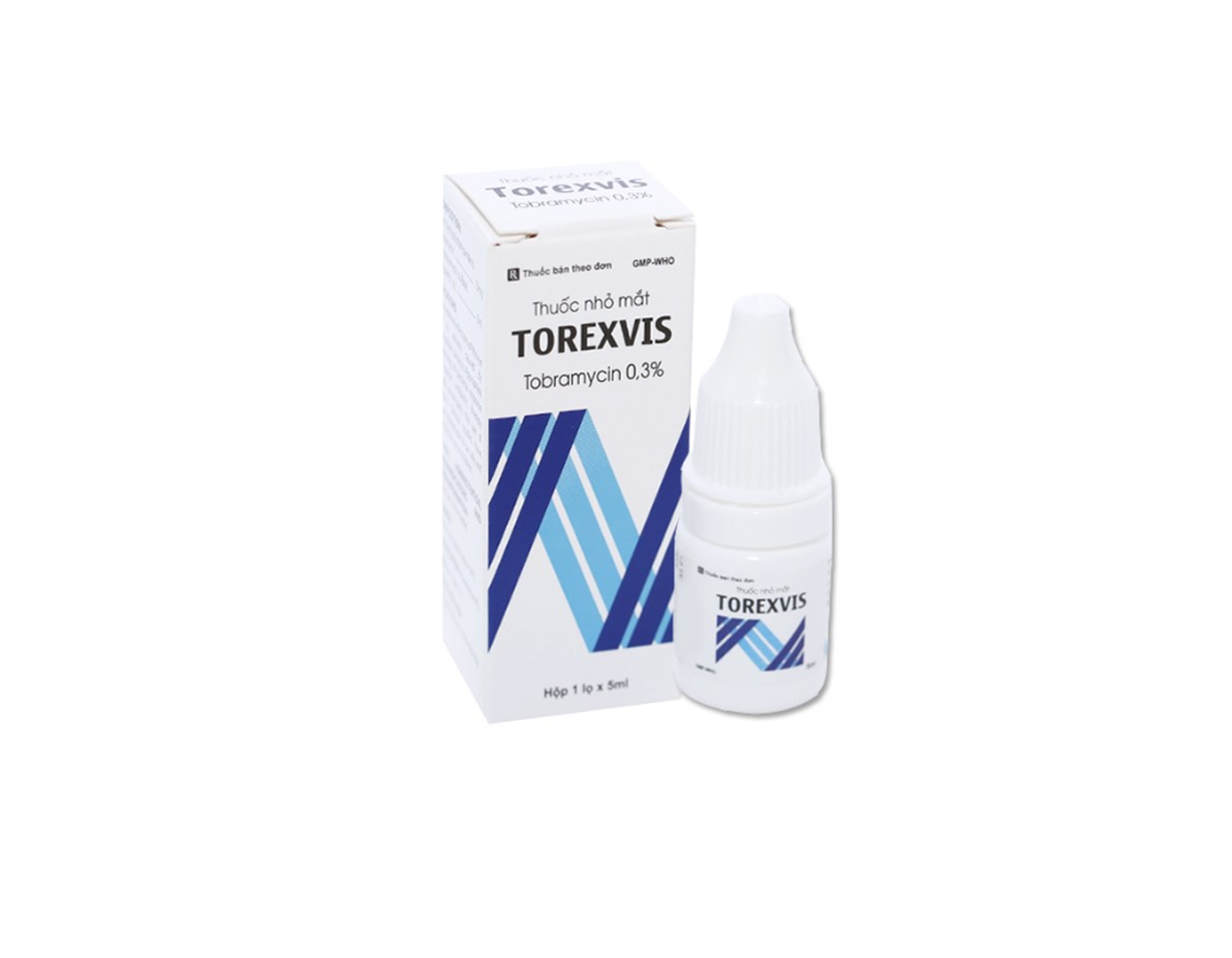 Thuốc nhỏ mắt Torexvis 0.3% trị nhiễm khuẩn mắt (Hộp 1 lọ 5ml)