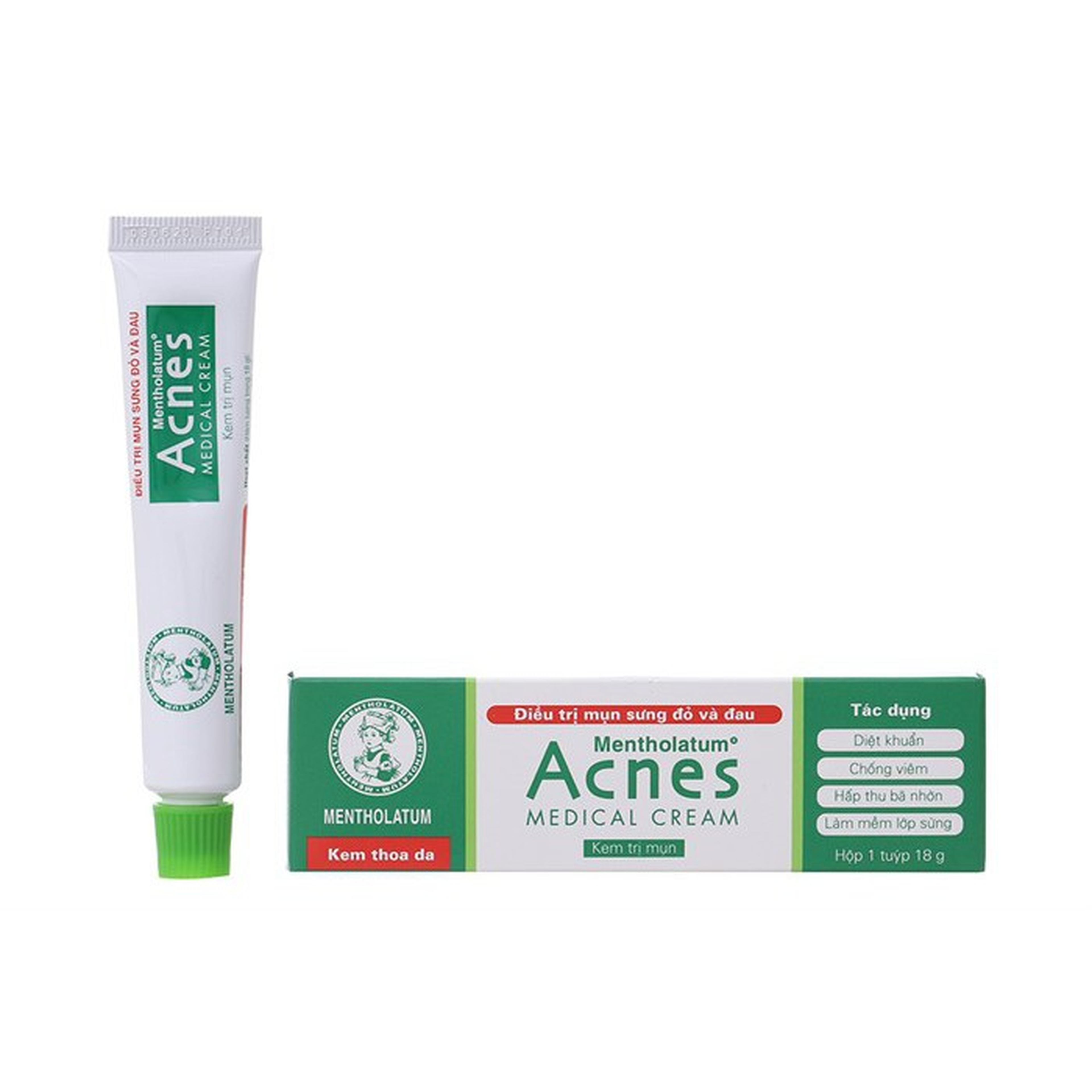 Kem bôi Acnes Medical trị mụn sưng đỏ, tái tạo da (tuýp 18g)