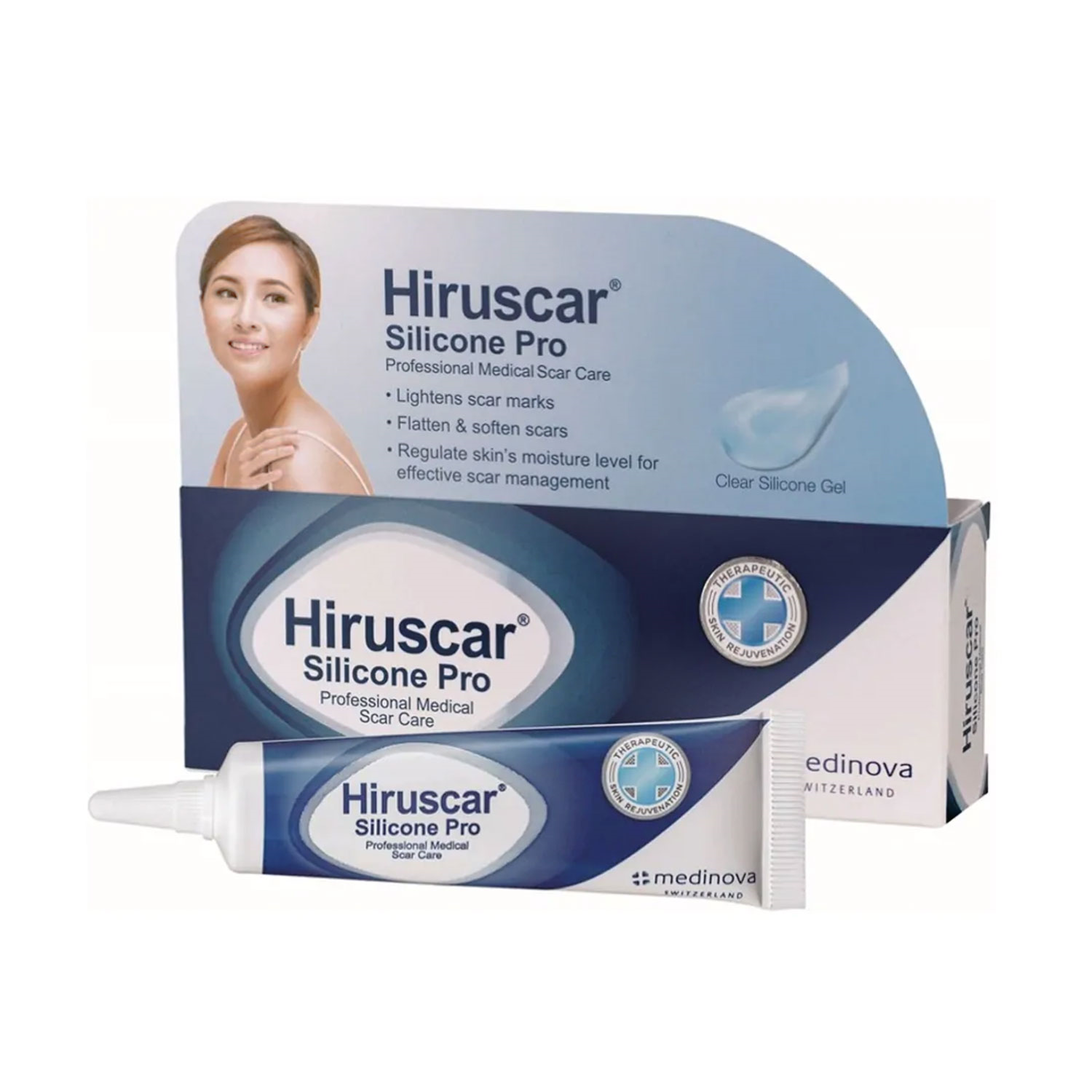Gel bôi Hiruscar Silicone Pro làm mờ sẹo (tuýp 10g)