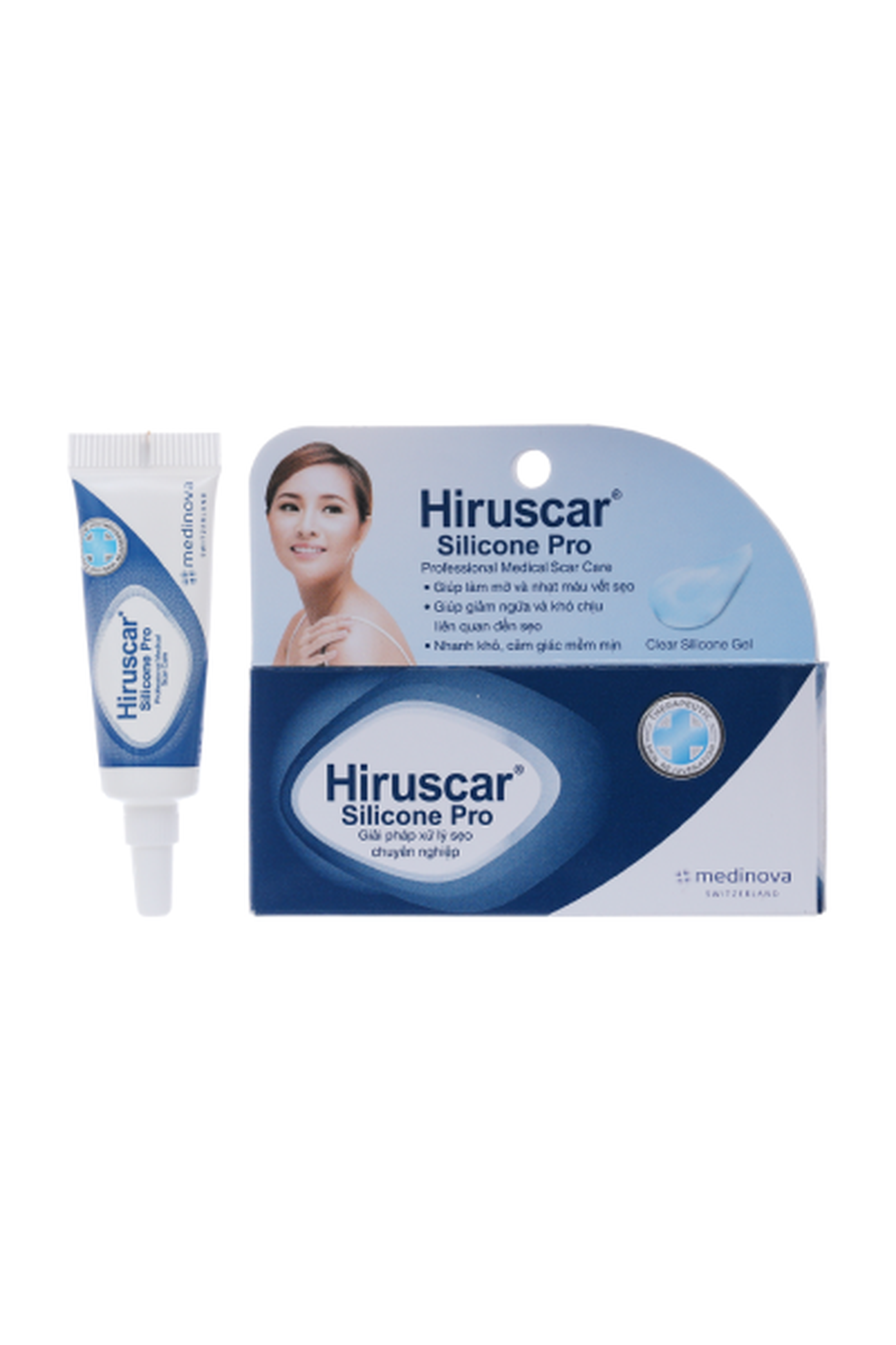 Gel bôi Hiruscar Silicon Pro làm mờ sẹo ( tuýp 4g)