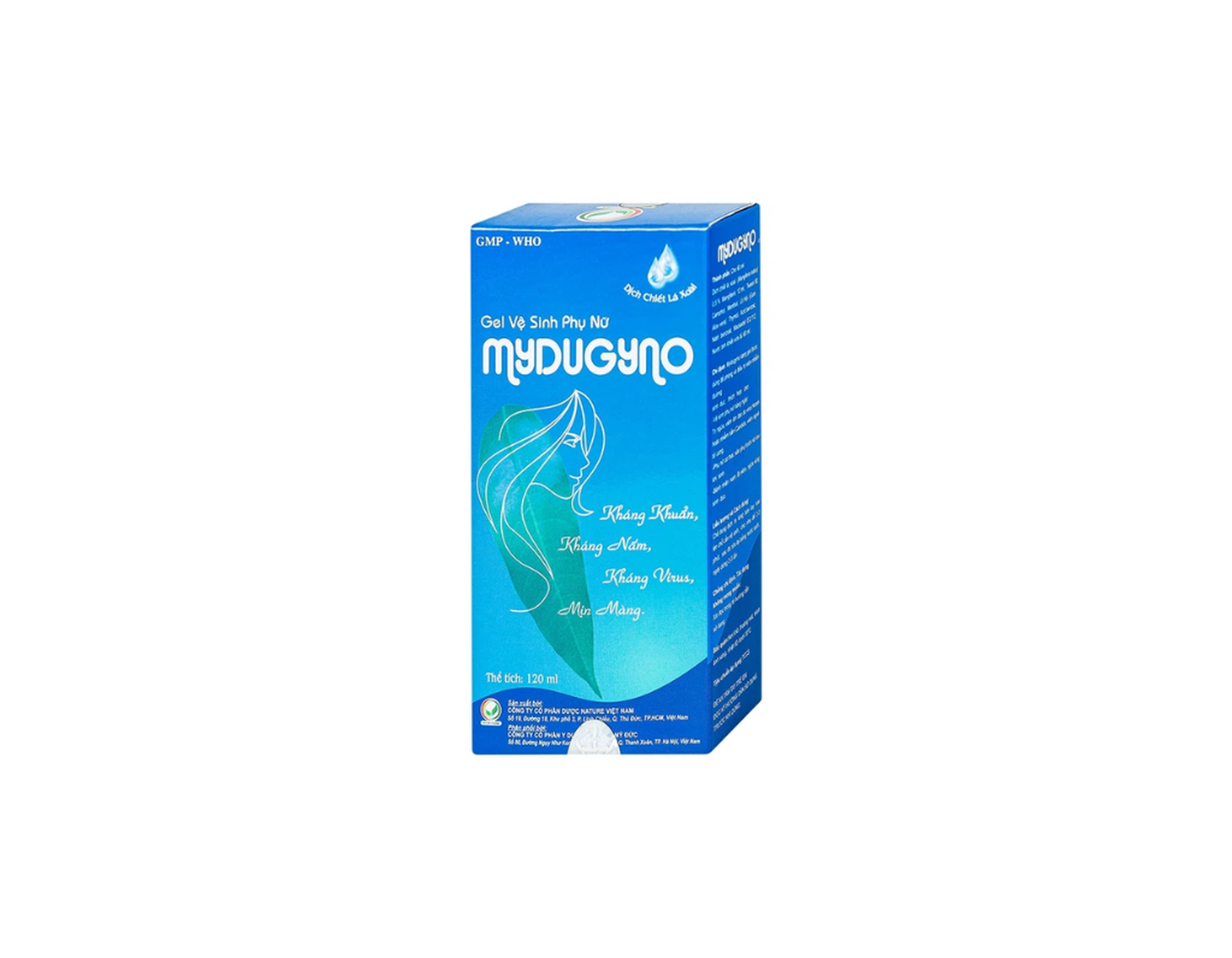 Gel vệ sinh phụ nữ Mydugyno điều trị viêm nhiễm đường sinh dục (Chai 120ml)