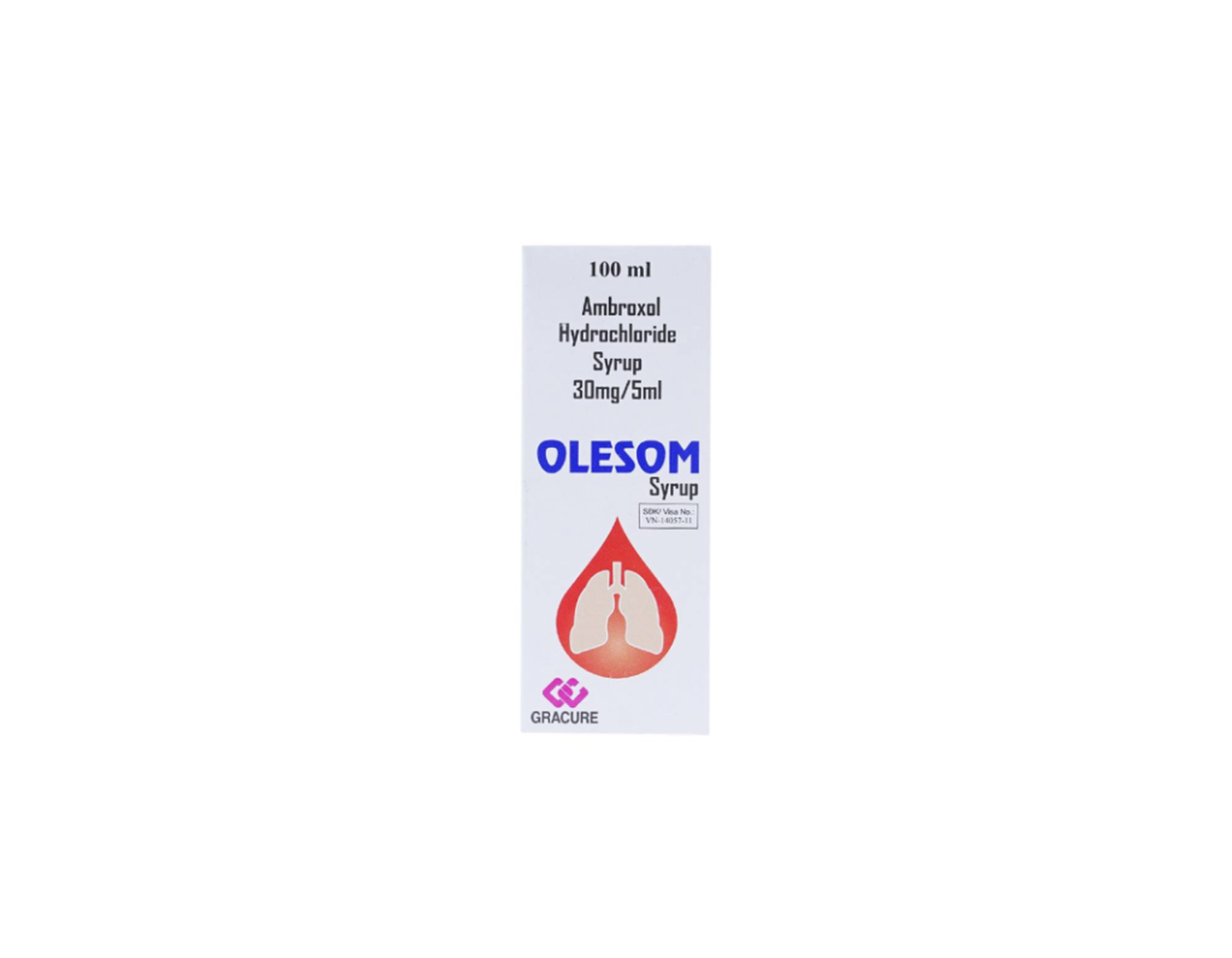 Siro Olesom long đờm, trị bệnh hô hấp (Chai 100ml) 
