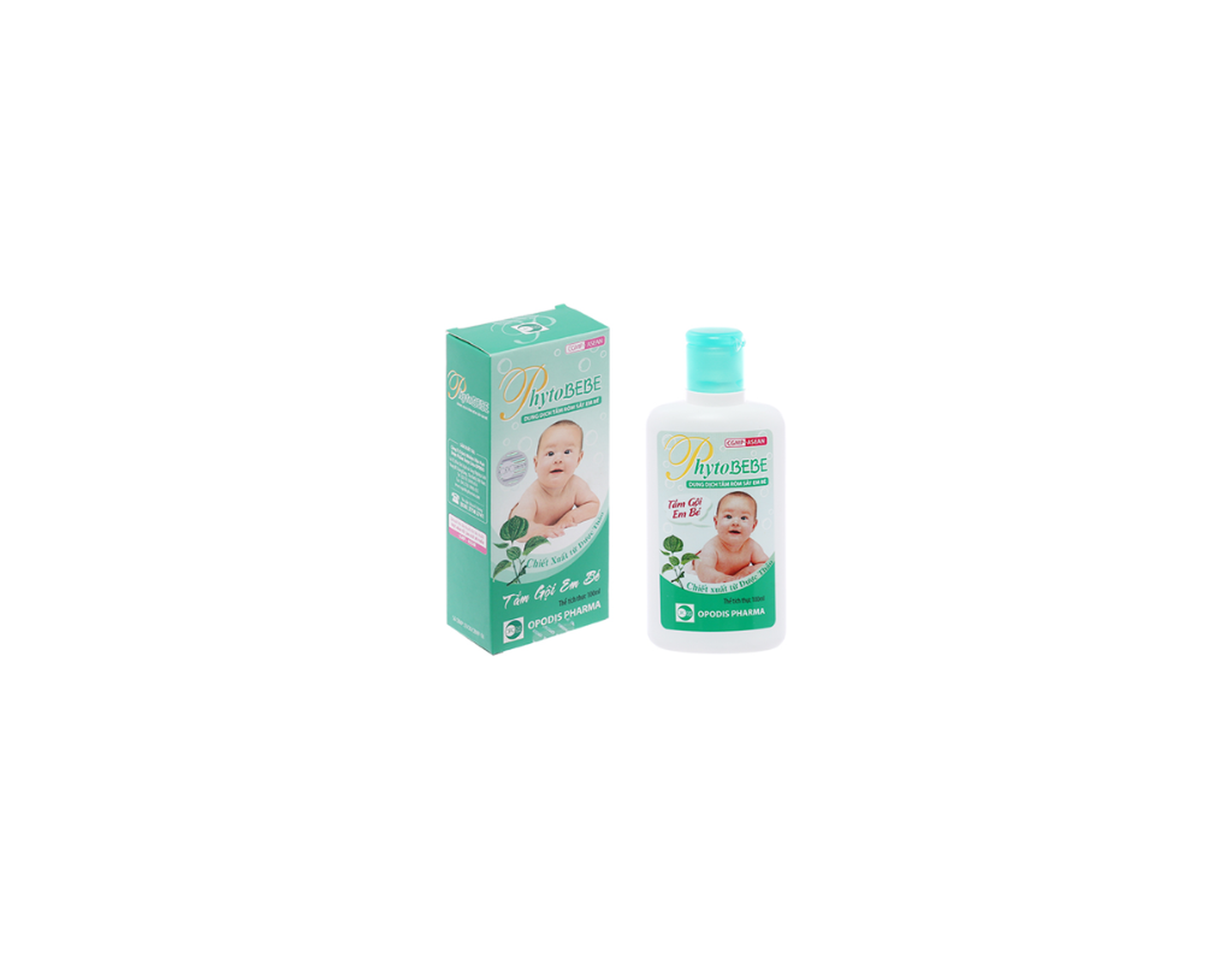 Dung dịch tắm gội PhytoBebe ngừa rôm sẩy cho em bé (chai 100ml)