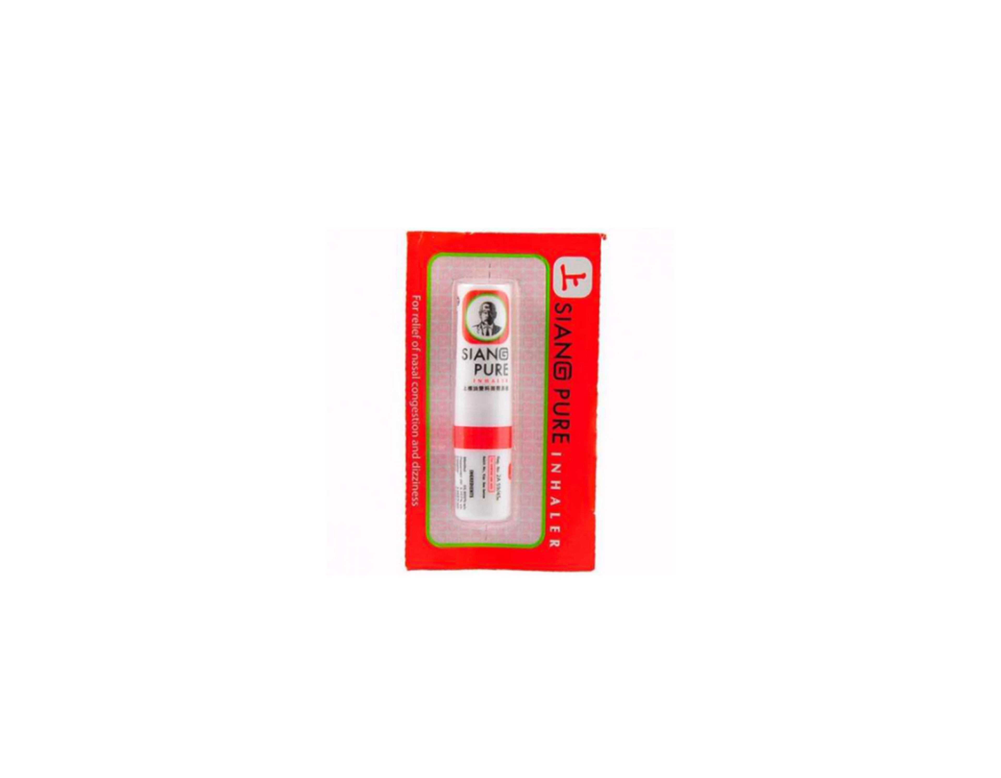 Ống hít Siang Pure Inhaler trị cảm cúm, nghẹt mũi (ống 2 ml)