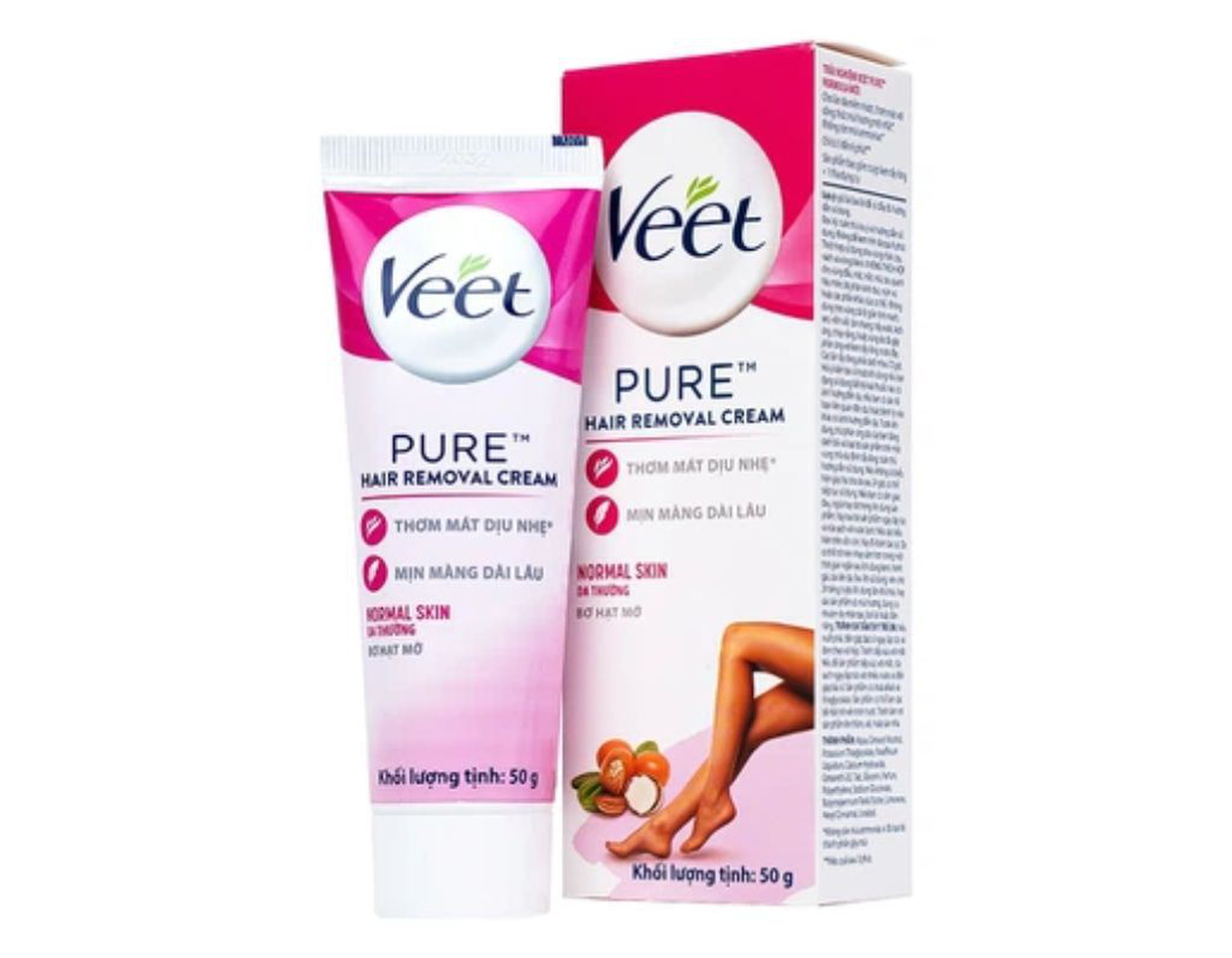 Kem Veet Pure giúp tẩy lông dành cho da thường (tuýp 50g)