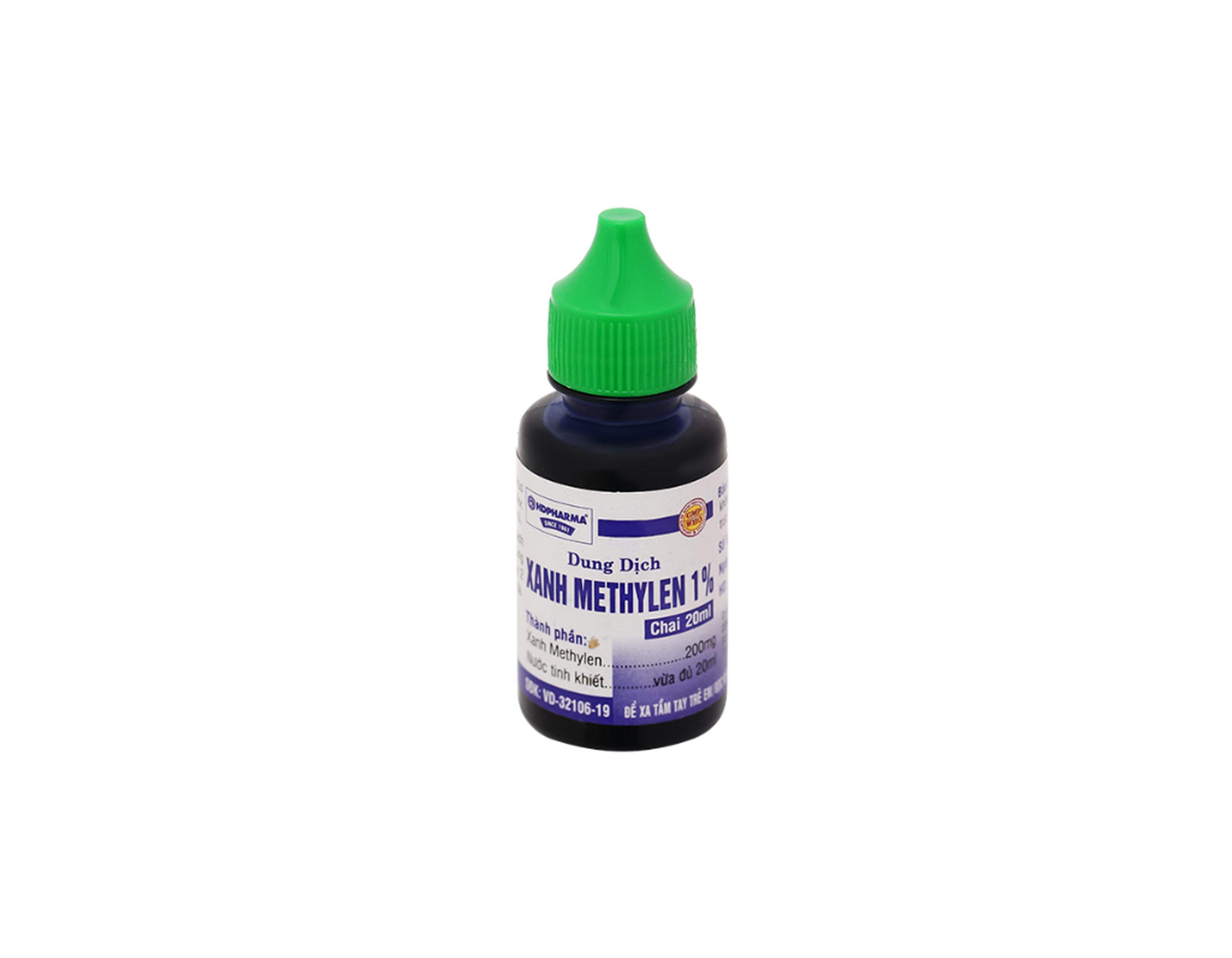 Dung dịch Xanhmethylen 1% Dapharco trị lở loét, viêm da mủ ( chai 20ml)
