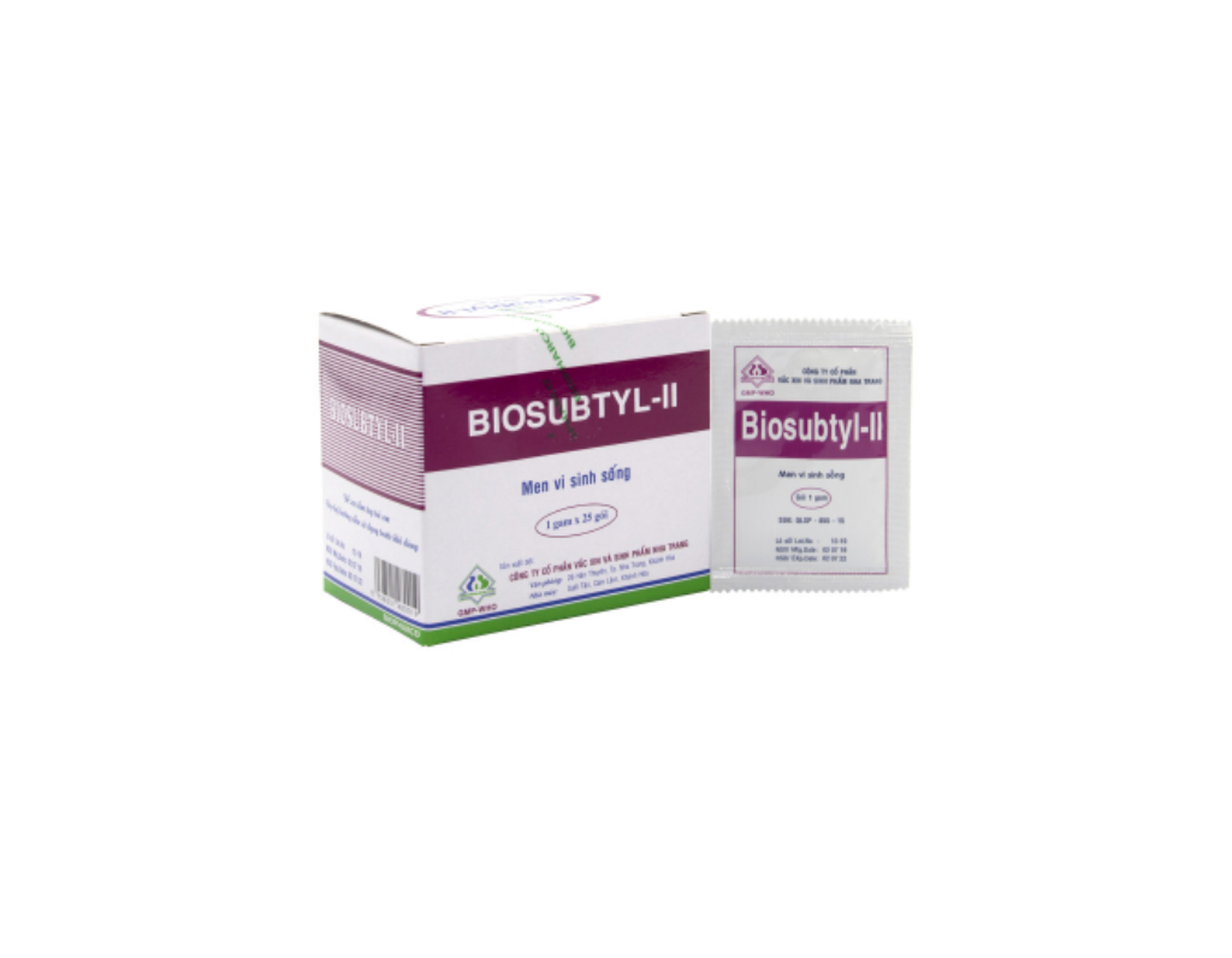 Thuốc Biosubtyl-II Biopharco điều trị tiêu chảy, viêm ruột cấp và mạn tính (hộp 25 gói) 