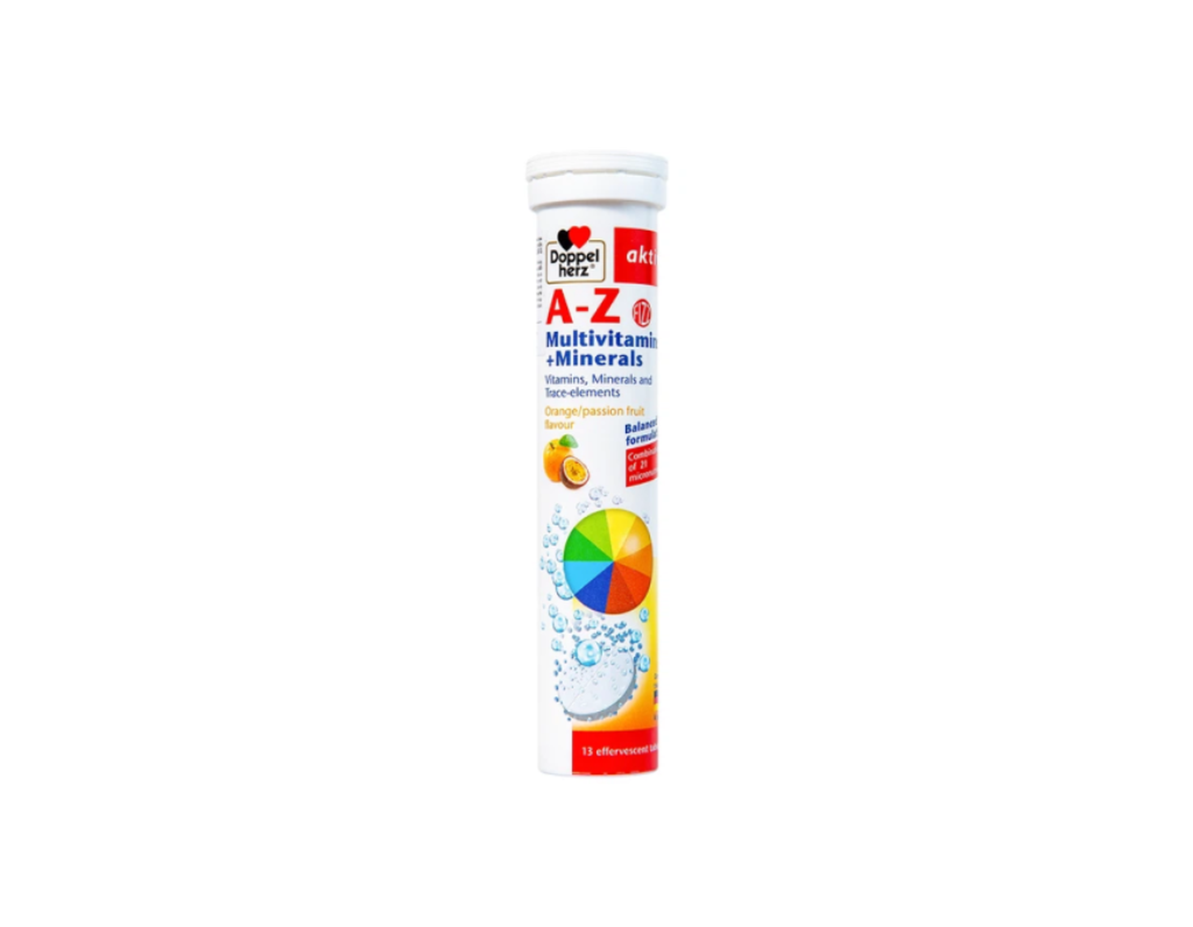 Viên sủi A-Z Fizz DoppelHerz hỗ trợ tăng sức đề kháng (13 viên)