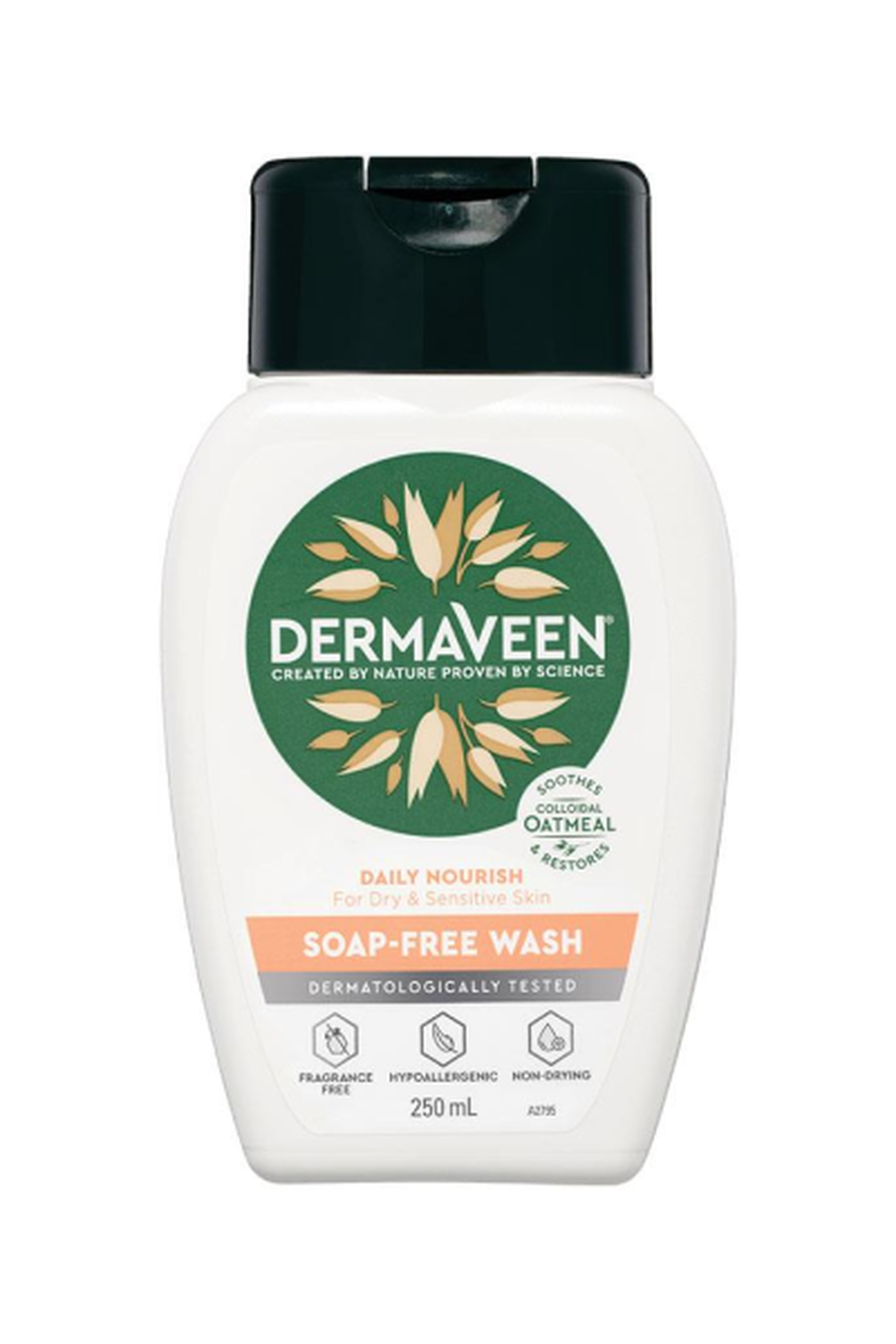 Sữa tắm Dermaveen daily nourish soap-free wash làm sạch sâu cho da (Chai 250ml)