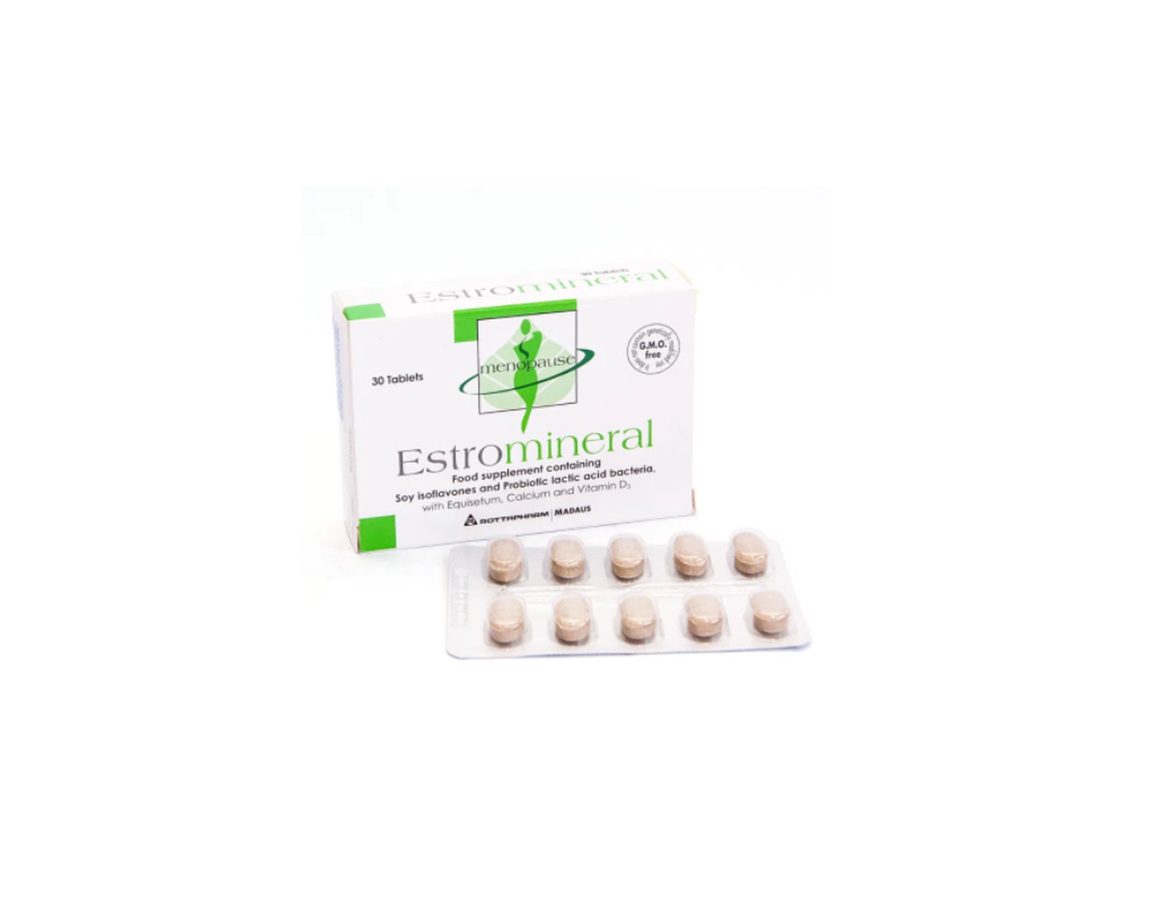 Viên uống Estromineral Meda hỗ trợ tăng cường nội tiết tố (Hộp 3 vỉ x 10 viên)