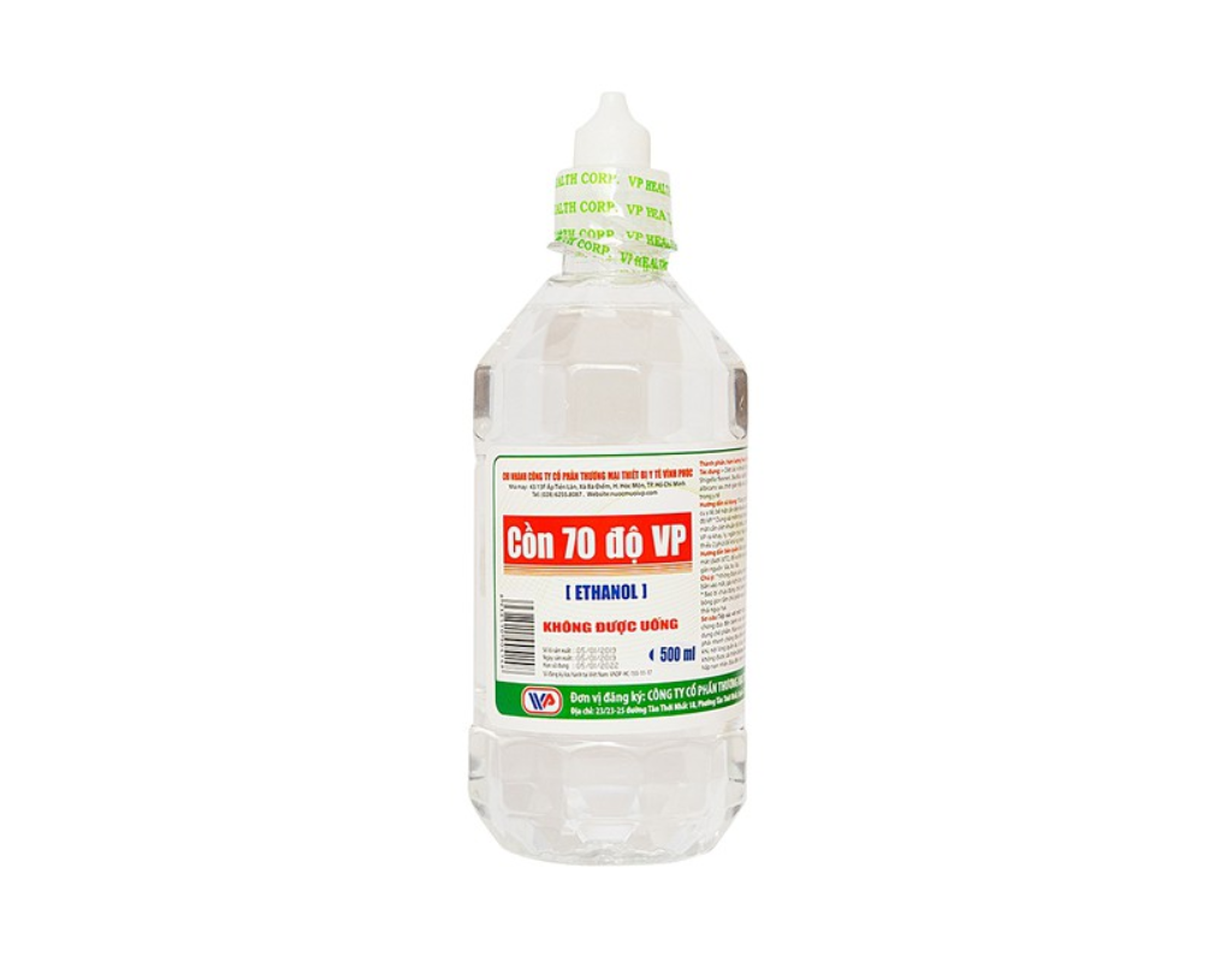 Dung dịch cồn 70 độ VP sát khuẩn bề mặt ( chai 500ml)