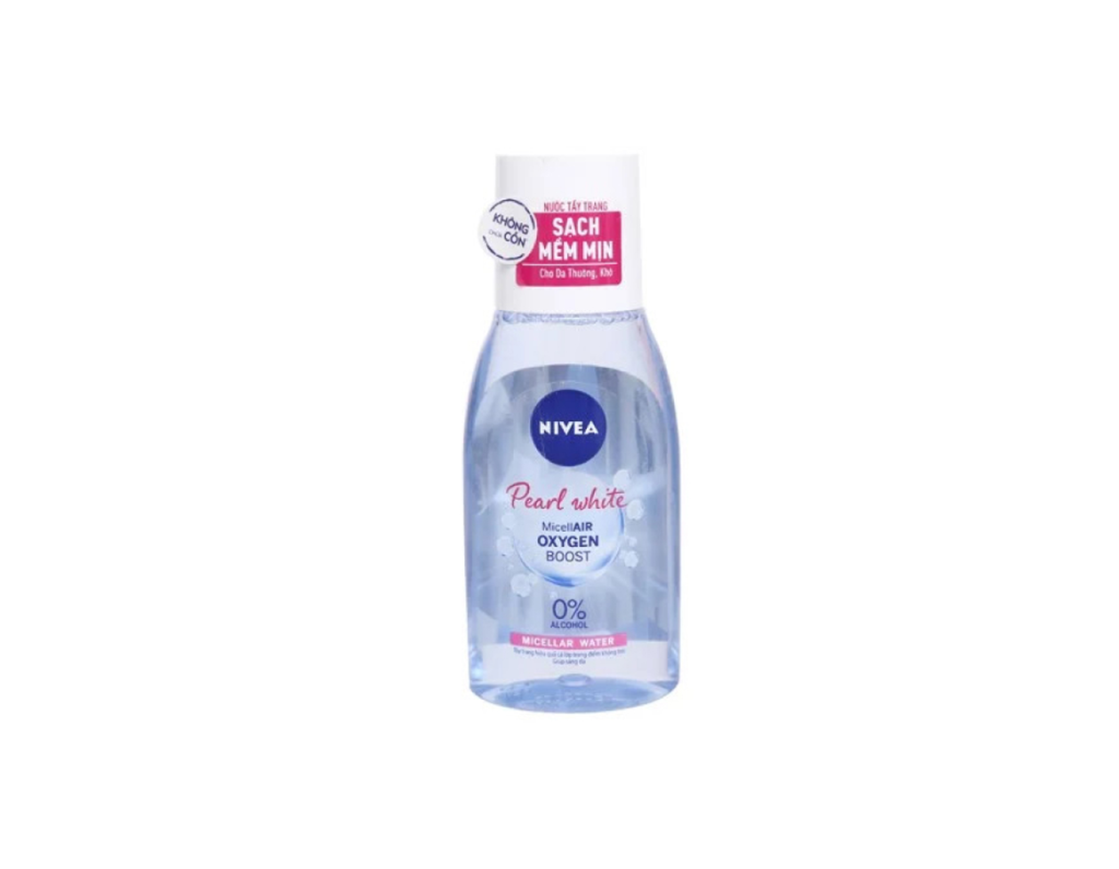 Nước tẩy trang Nivea Pearl white giúp làm sạch da, dưỡng da trắng sáng (125ml)