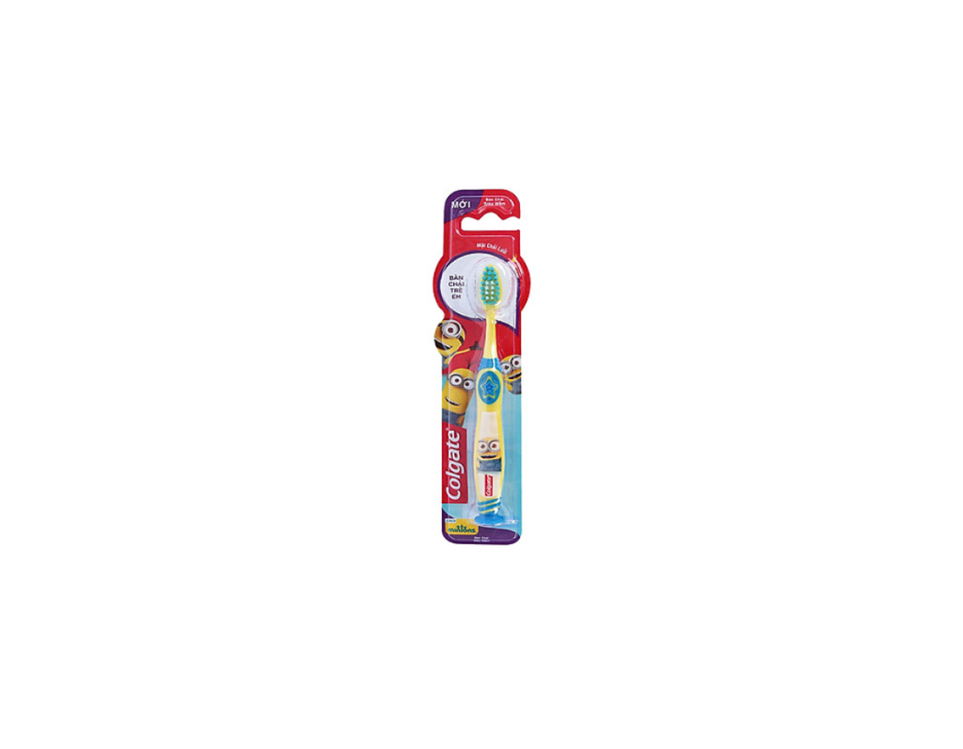 Bàn chải đánh răng Colgate Minion giúp làm sạch răng hiệu quả dành cho bé từ 2 - 5 tuổi