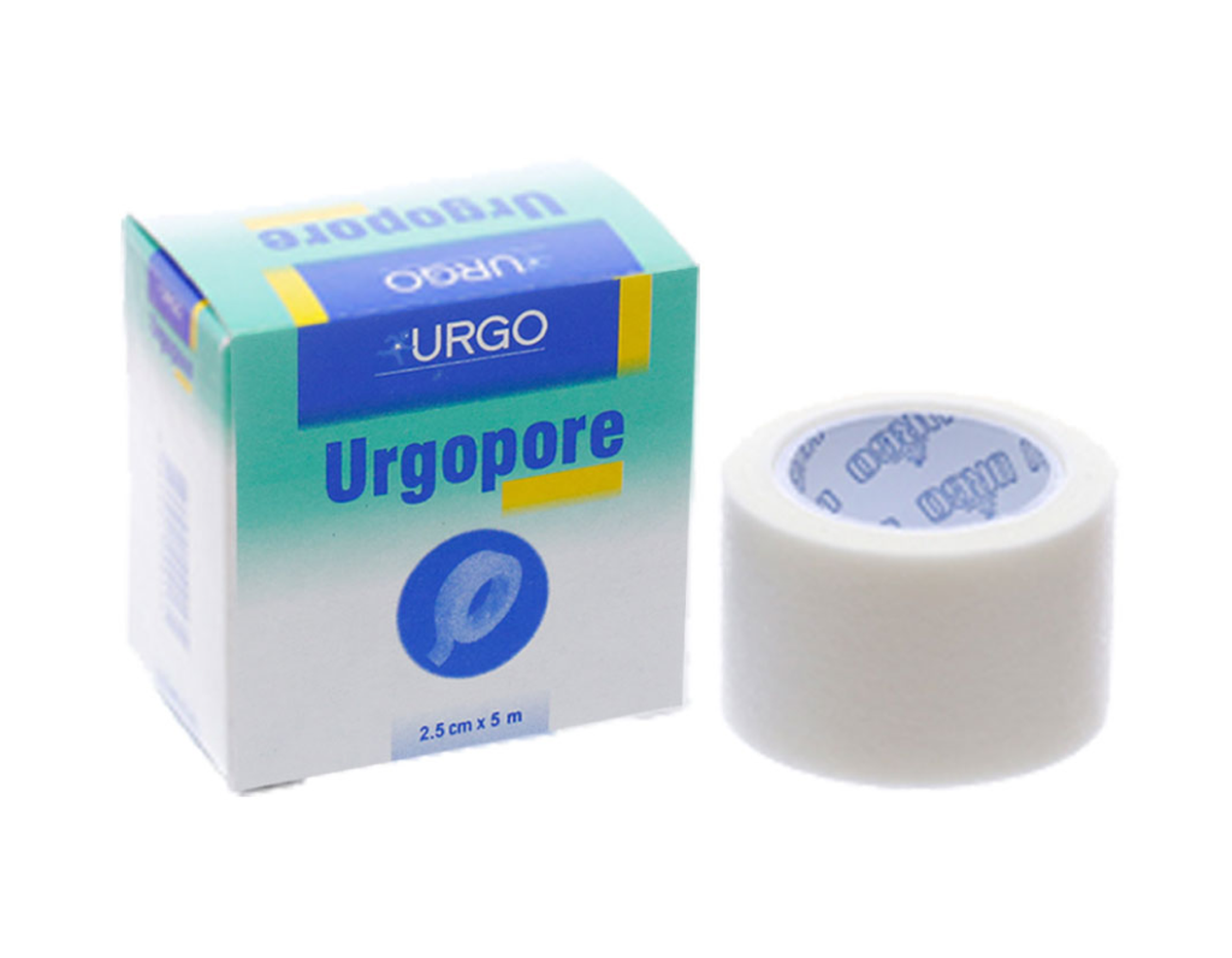 Băng keo giấy y tế Urgopore size 2.5cm x 5m giúp băng vết thương (Hộp 1 cuộn)