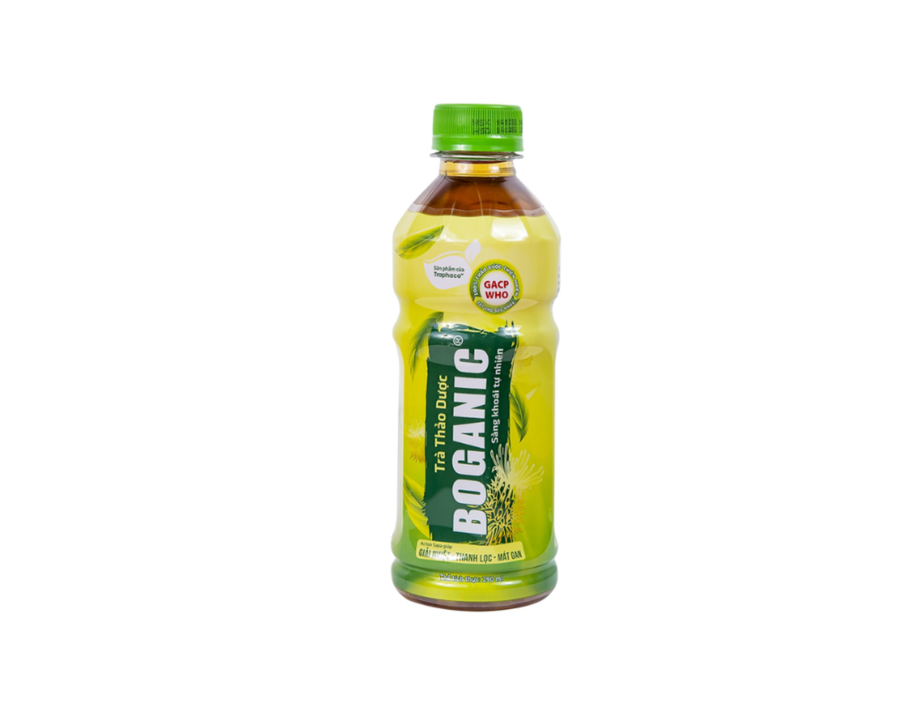 Trà thảo dược Boganic Traphaco hỗ trợ giải nhiệt, thanh lọc, mát gan (Chai 290ml)