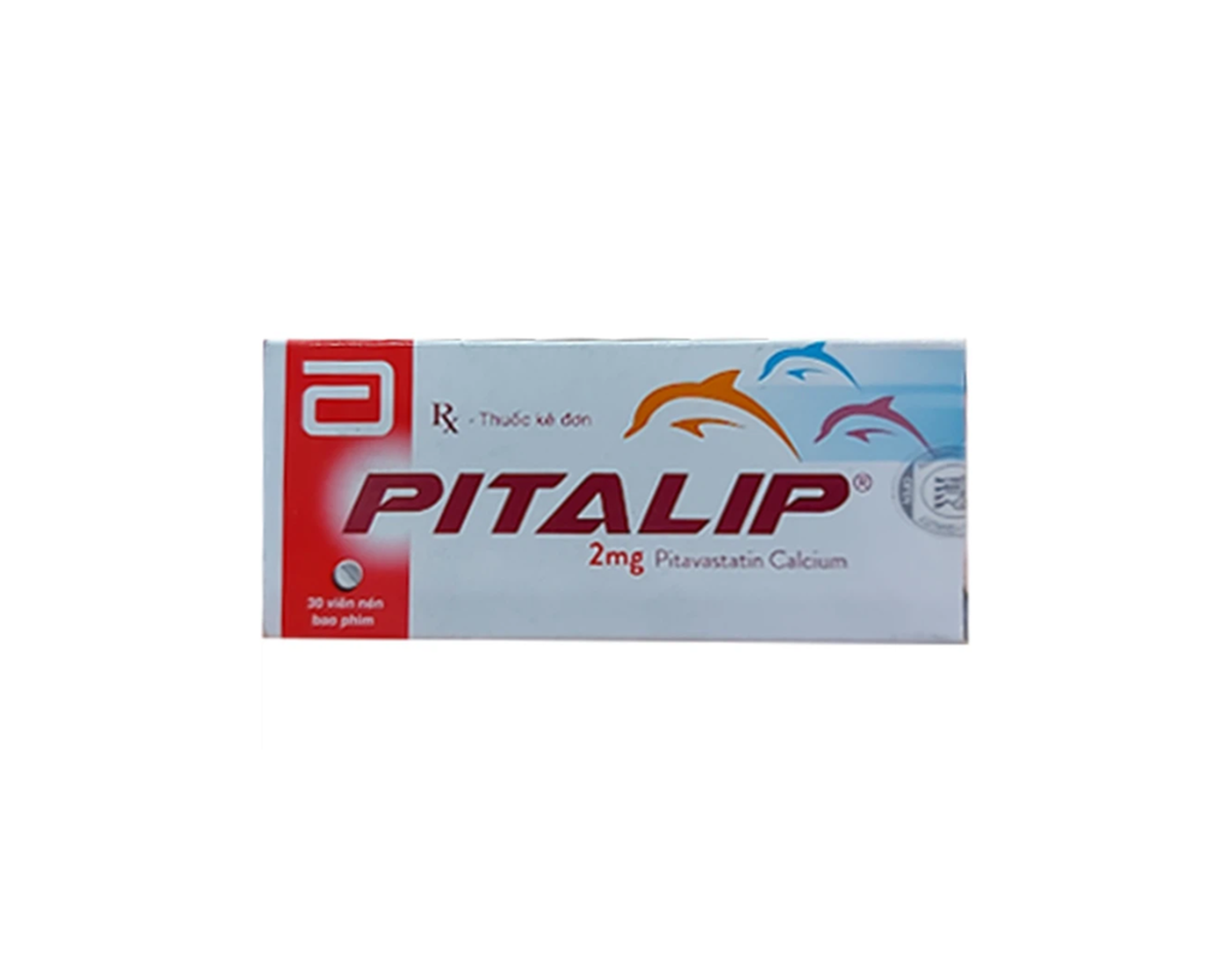 Thuốc Pitalip 2mg điều trị tăng cholesterol máu (hộp 3 vỉ x 10 viên)