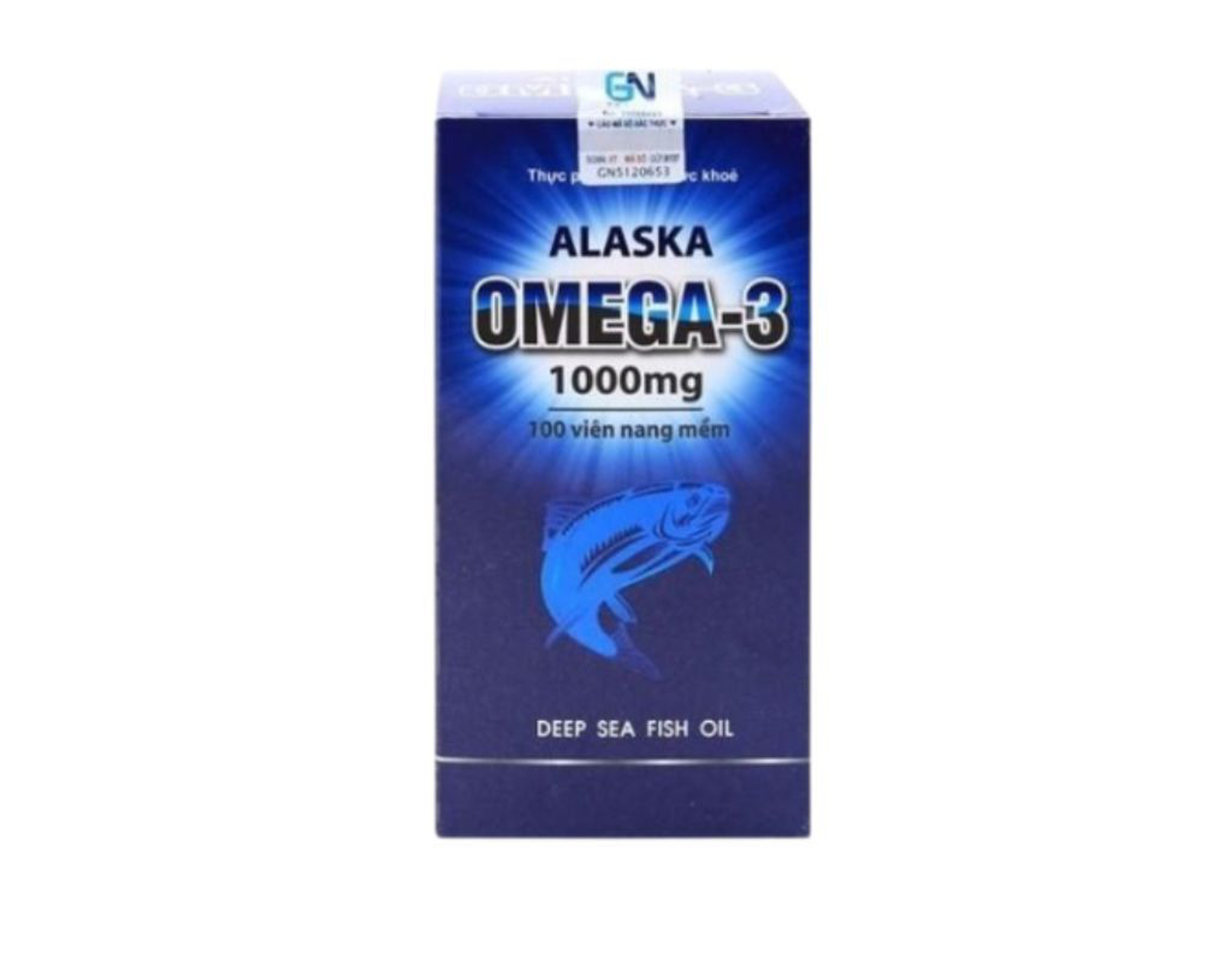 Viên uống Alaska Omega 3 bổ sung acid béo omega 3 cho cơ thể (Hộp 1 lọ 100 viên)