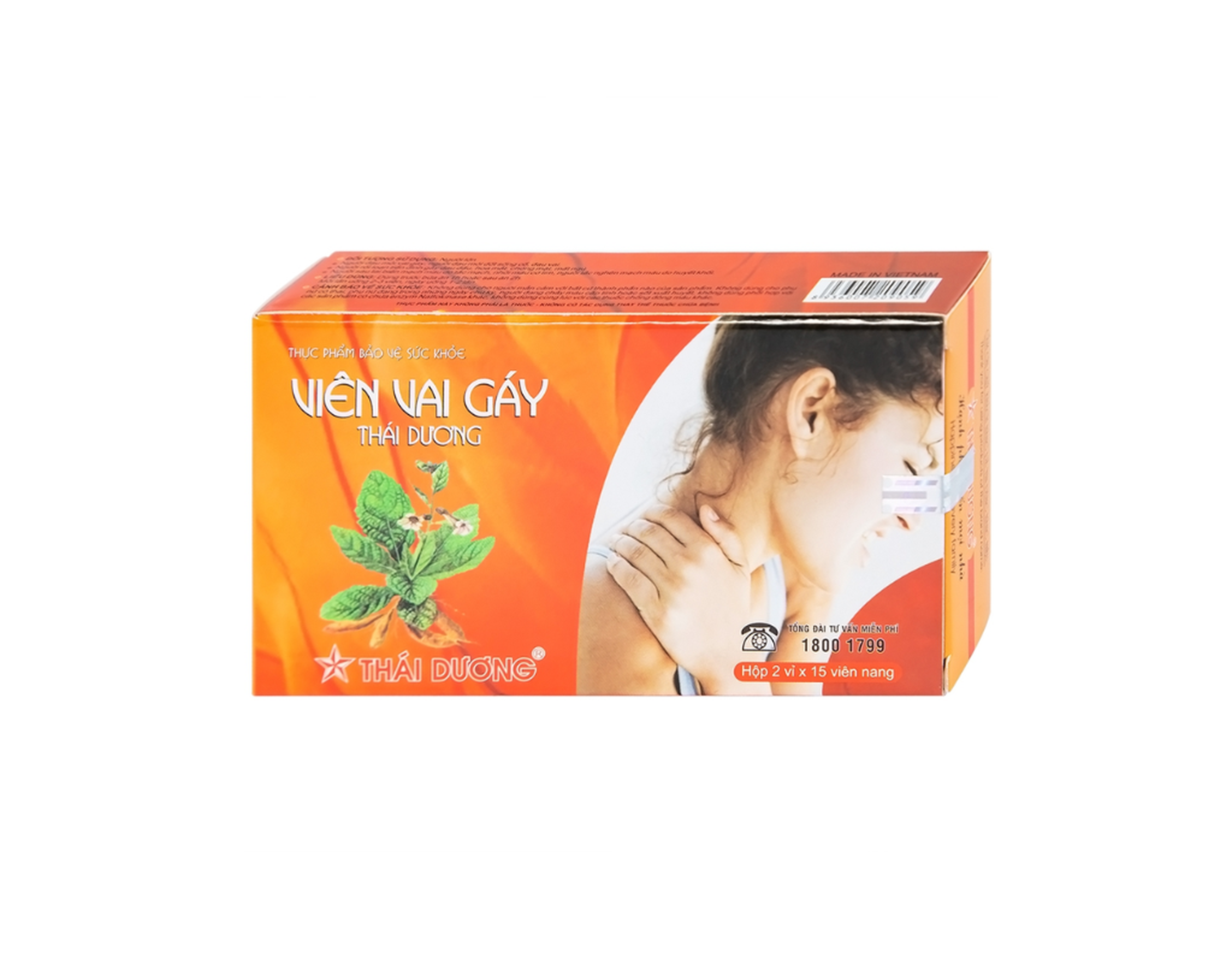 Viên Vai Gáy Thái Dương tăng lưu thông khí huyết (2 vỉ x 15 viên)