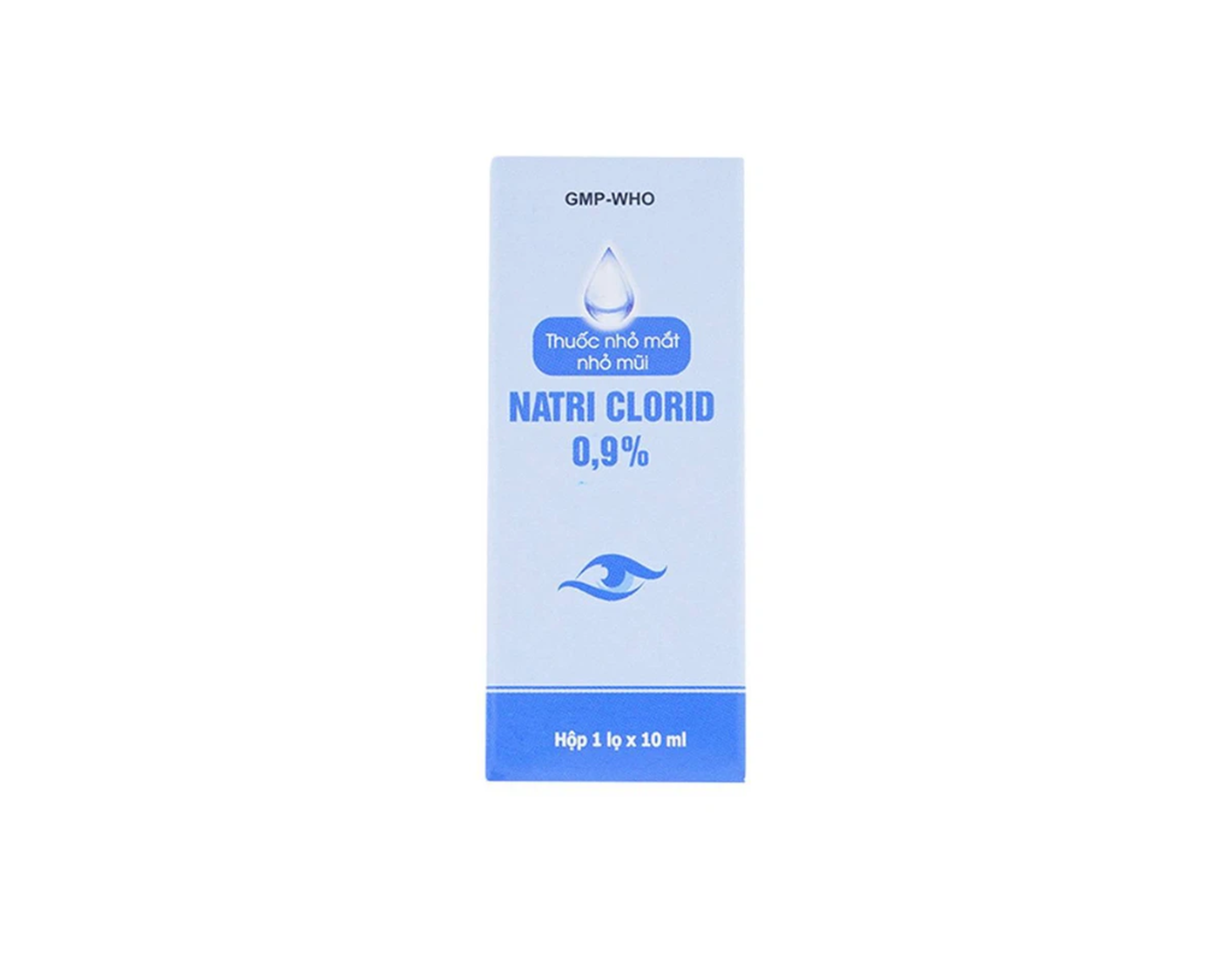 Thuốc nhỏ mắt Natri Clorid 0,9% Eye drops Gia Nguyễn vệ sinh mắt ( lọ 10ml)