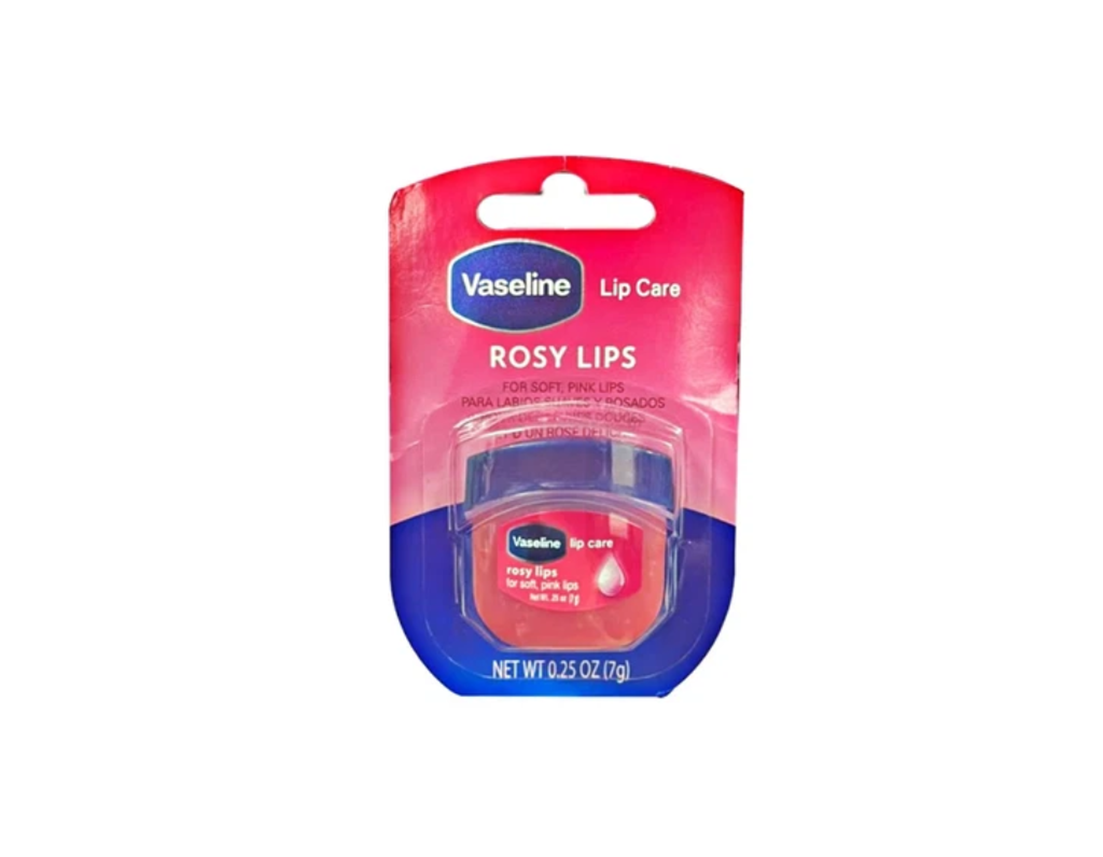 Sáp dưỡng môi Vaseline Rosy Lips For Soft Pink Lip cải thiện môi khô, nứt nẻ (lọ 7g)