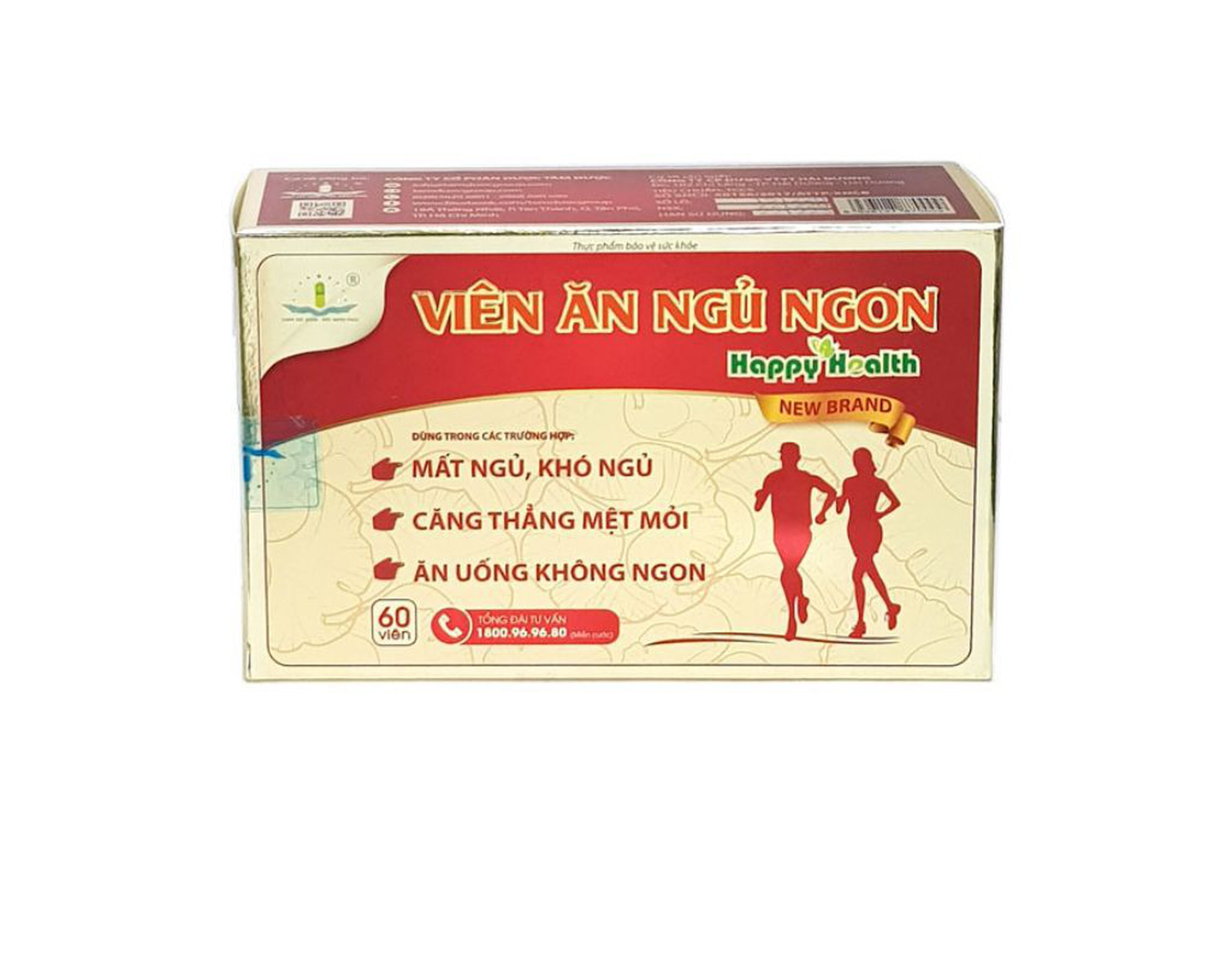 Viên Happy Health New Brand Cap  giúp ăn ngủ ngon (H4x15)