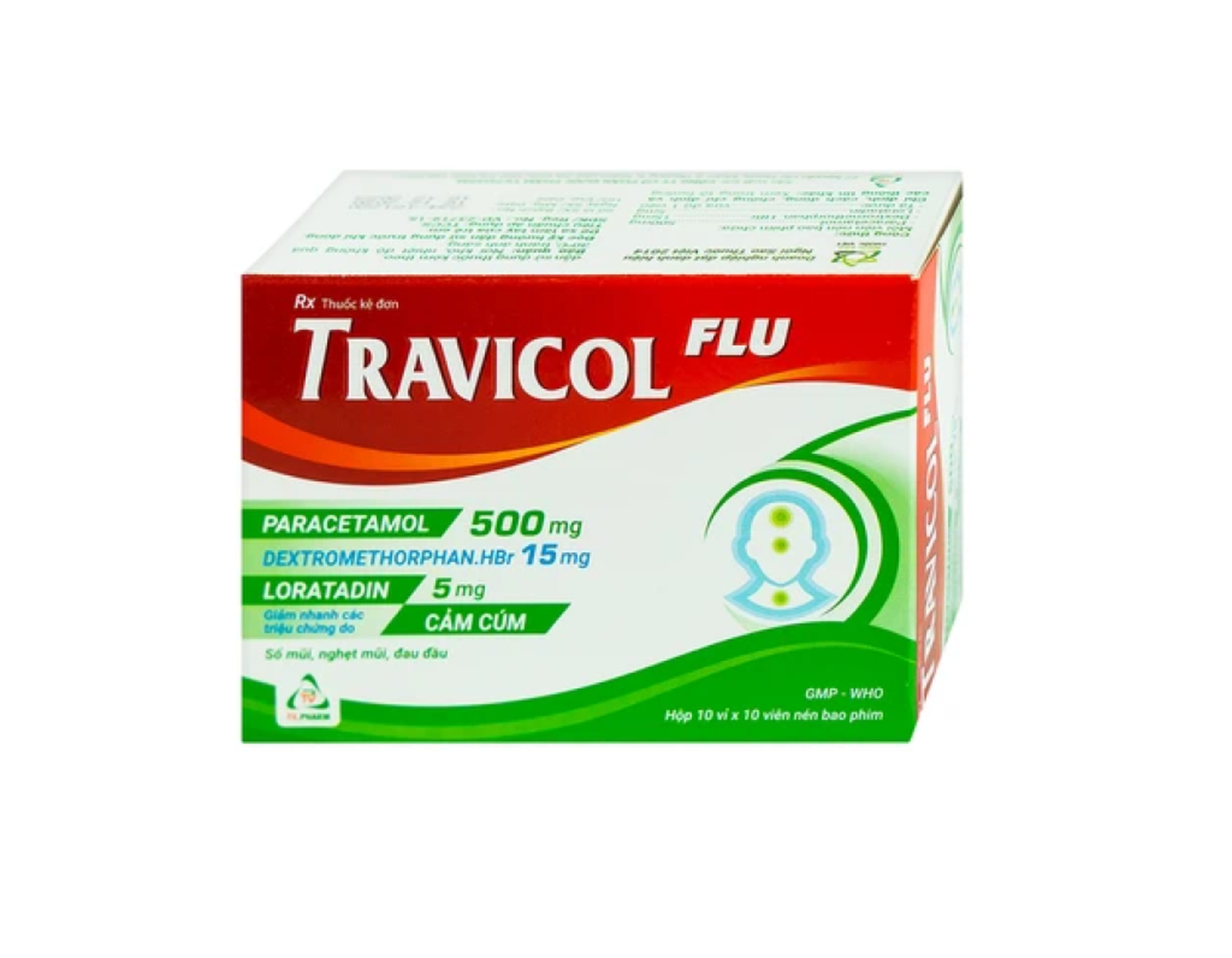 Thuốc Travicol Flu giảm nhanh các triệu chứng do cảm cúm
