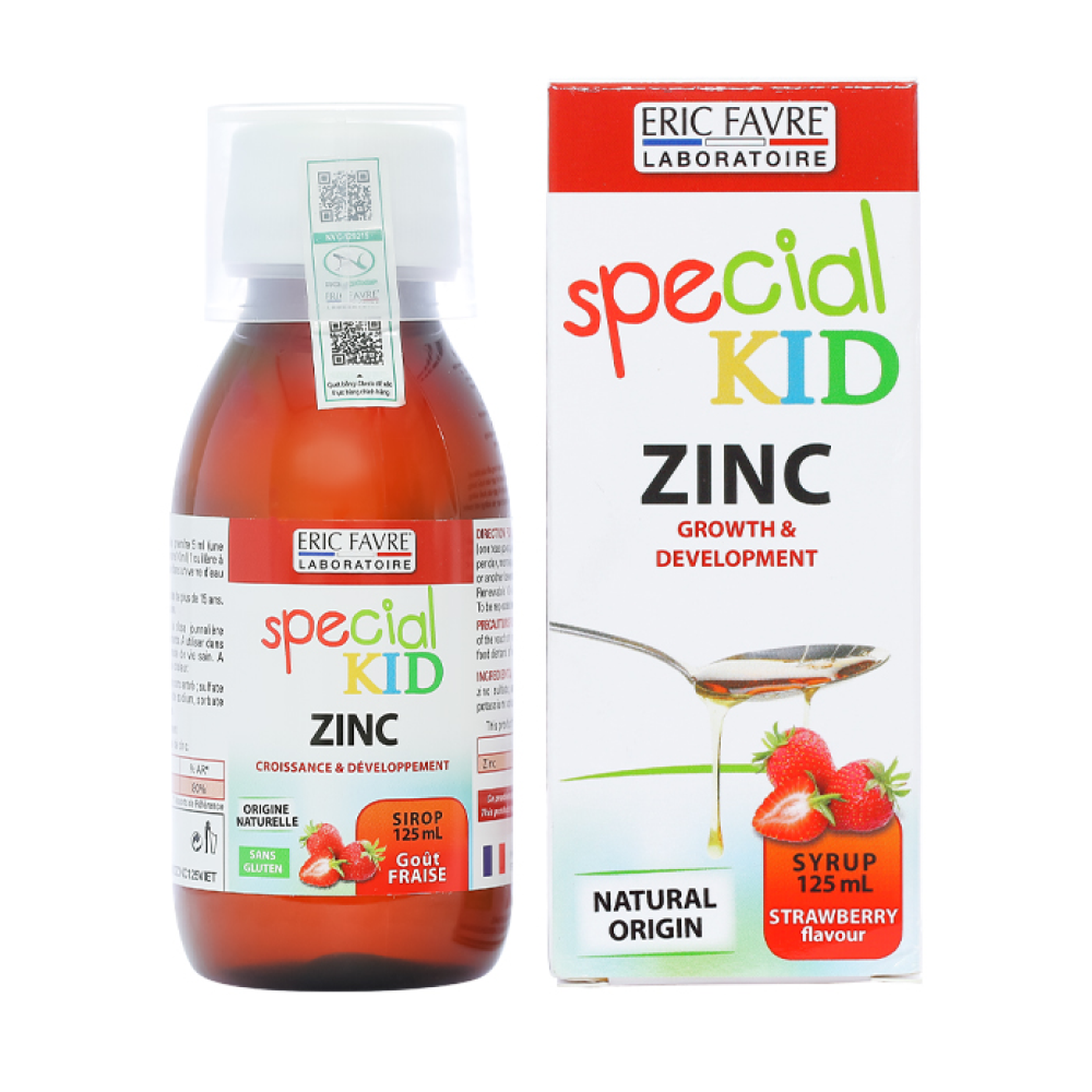Siro Special Kid Zinc Eric Favre Wellness hỗ trợ bổ sung kẽm, tăng đề kháng cho trẻ (125ml)