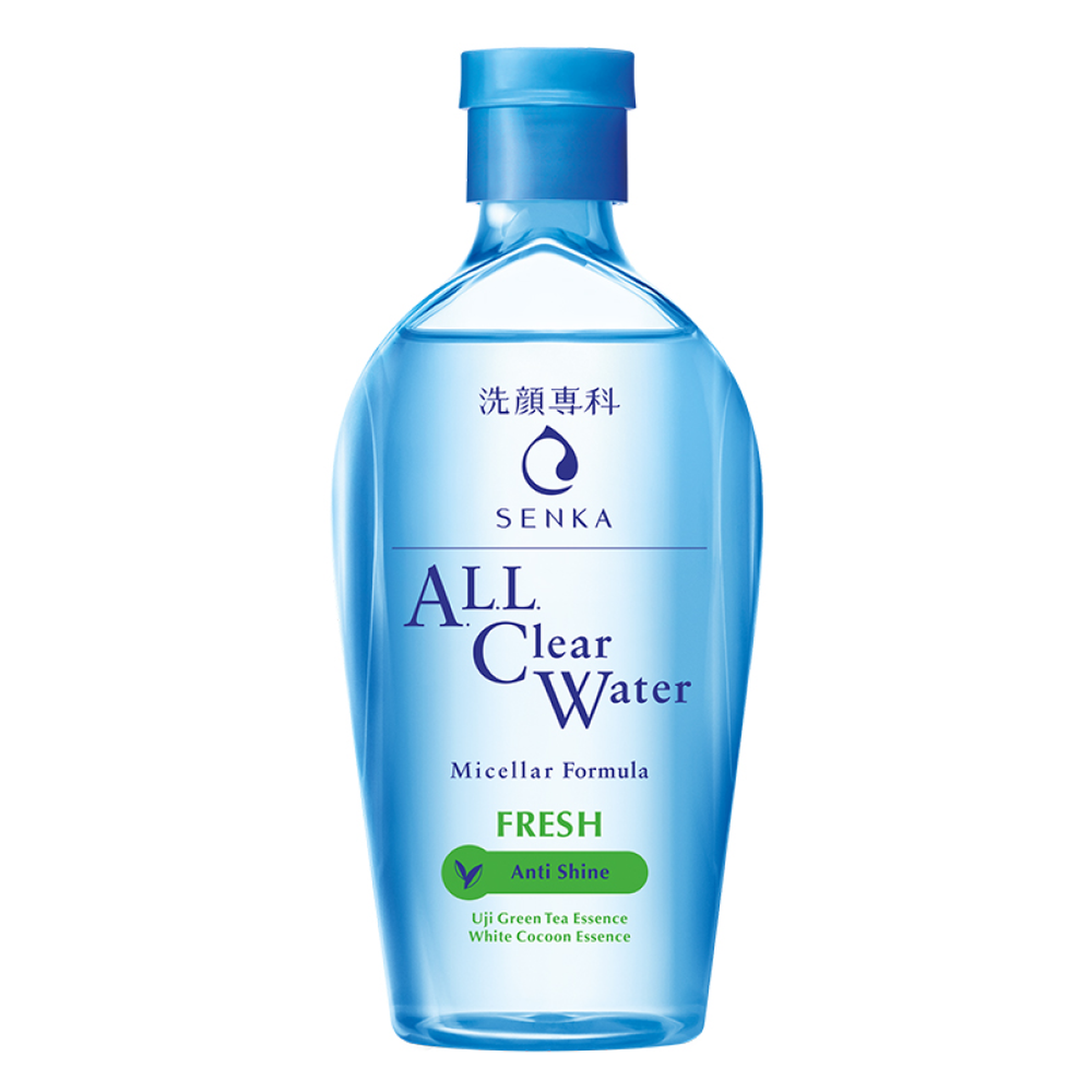 Nước tẩy trang Senka All Clear Water Micellar Formula Fresh Anti Shine làm sạch sâu ngừa mụn, kiểm soát nhờn (chai 230ml)