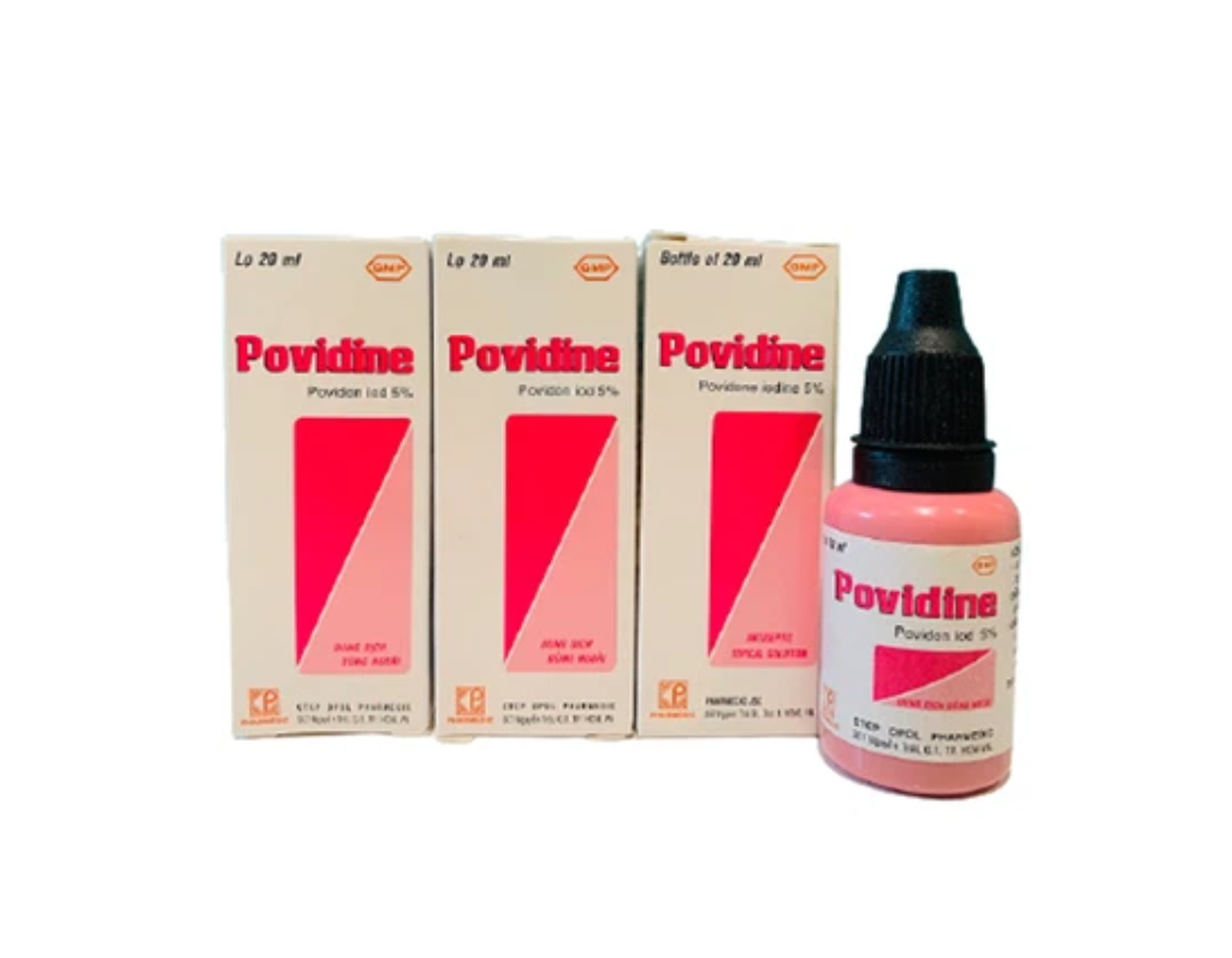 Thuốc Povidine 5% Pharmedic sát trùng vết thương ( lọ 20ml)