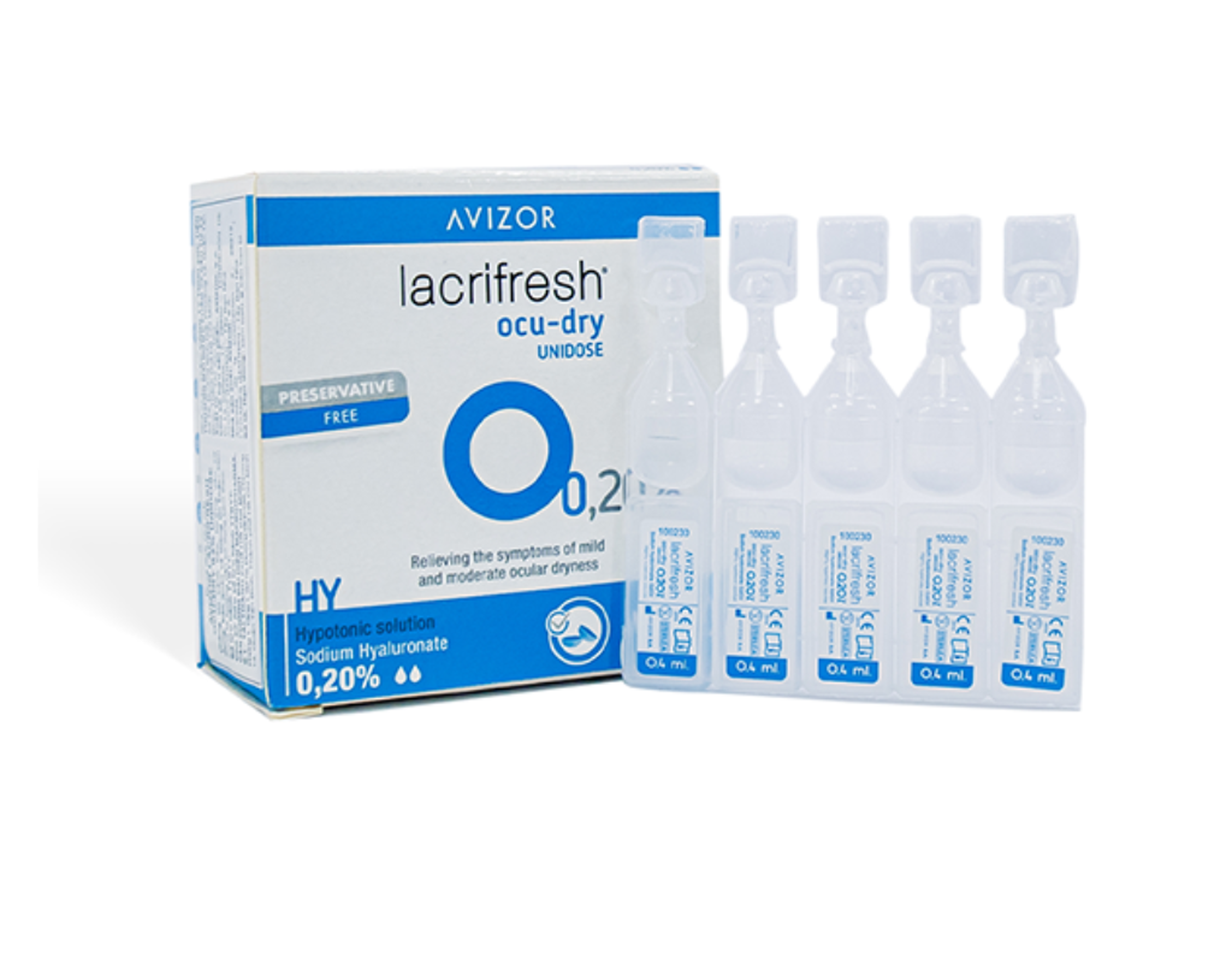 Thuốc nhỏ mắt Avizor Lacrifresh Ocu Dry 0.2% (Hộp 20 ống)