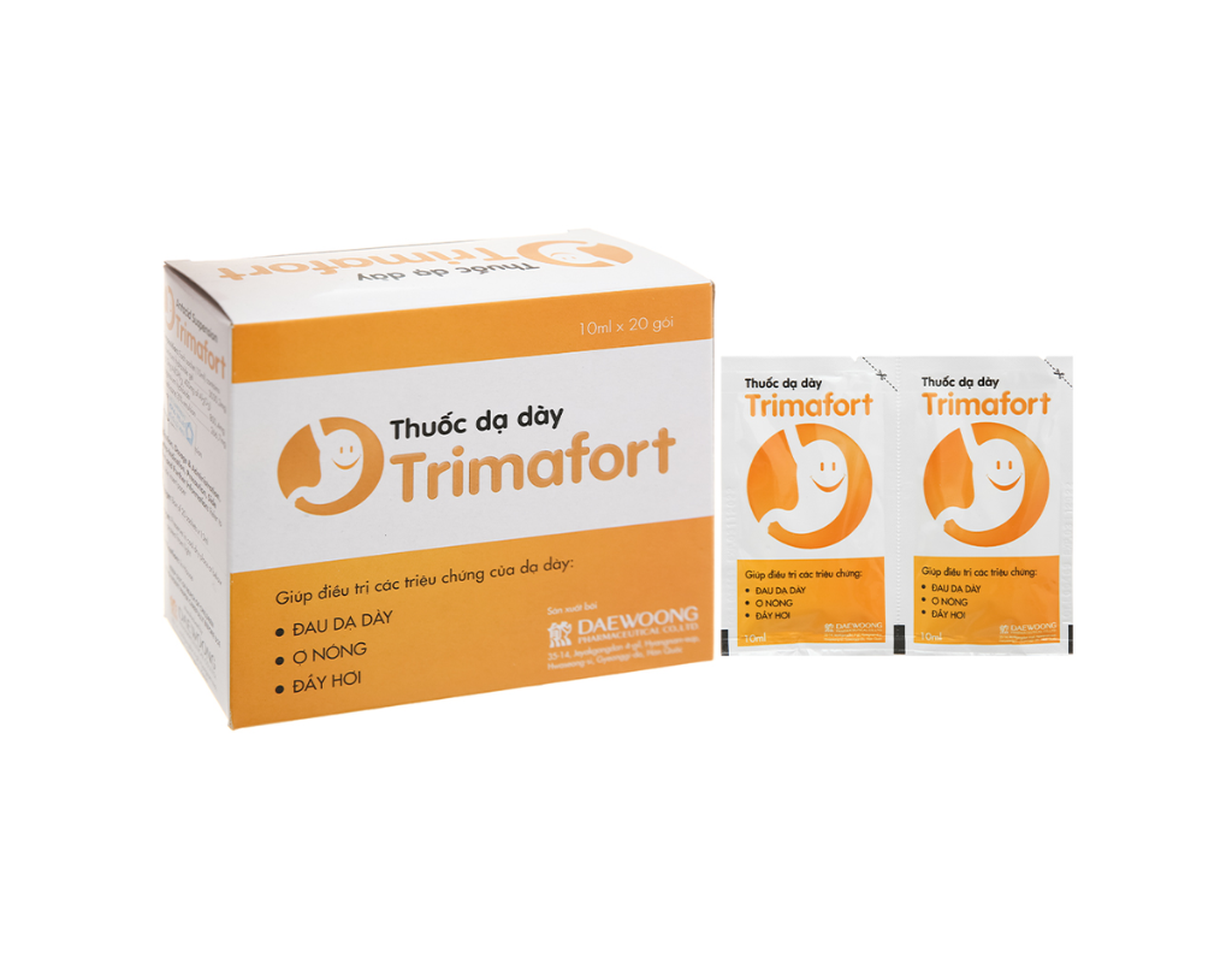 Thuốc Trimafort giảm khó chịu dạ dày và đầy hơi (Hộp 20 gói)
