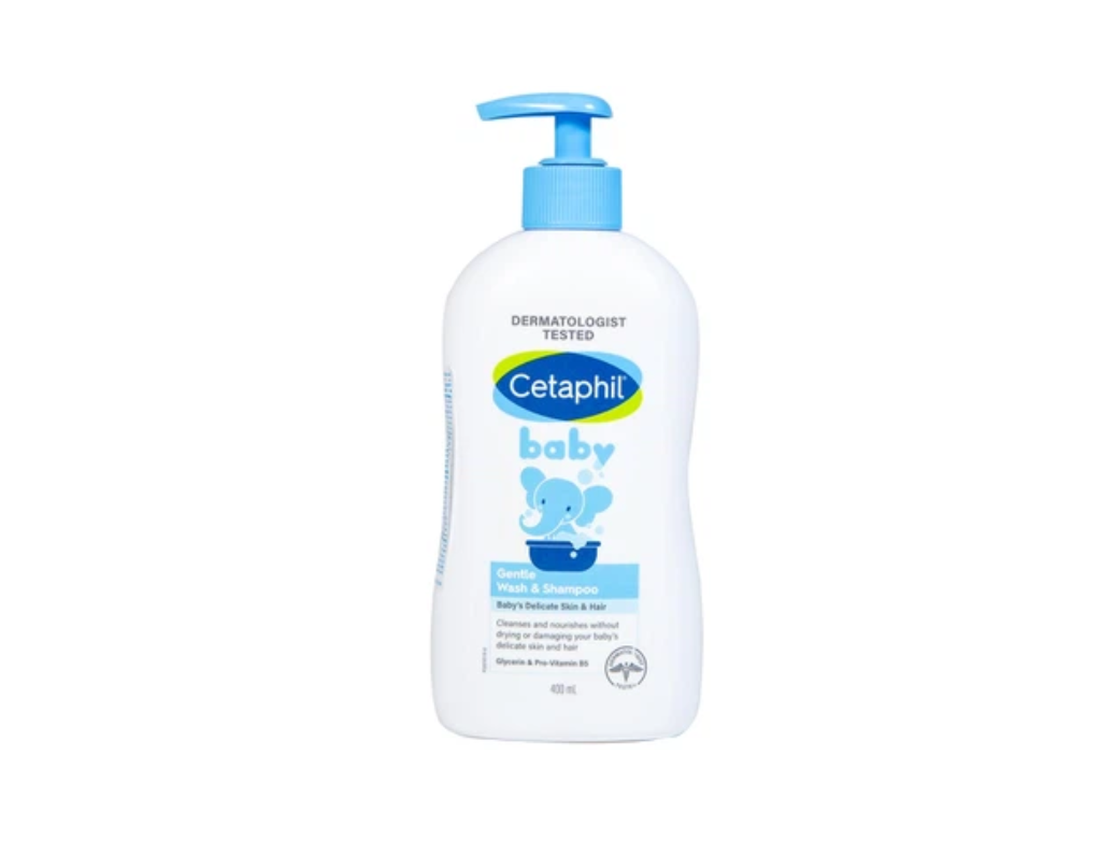 Sữa tắm gội Cetaphil Baby Gentle Wash & Shampoo giúp chăm sóc và làm sạch làn da của trẻ sơ sinh (Chai 400ml)