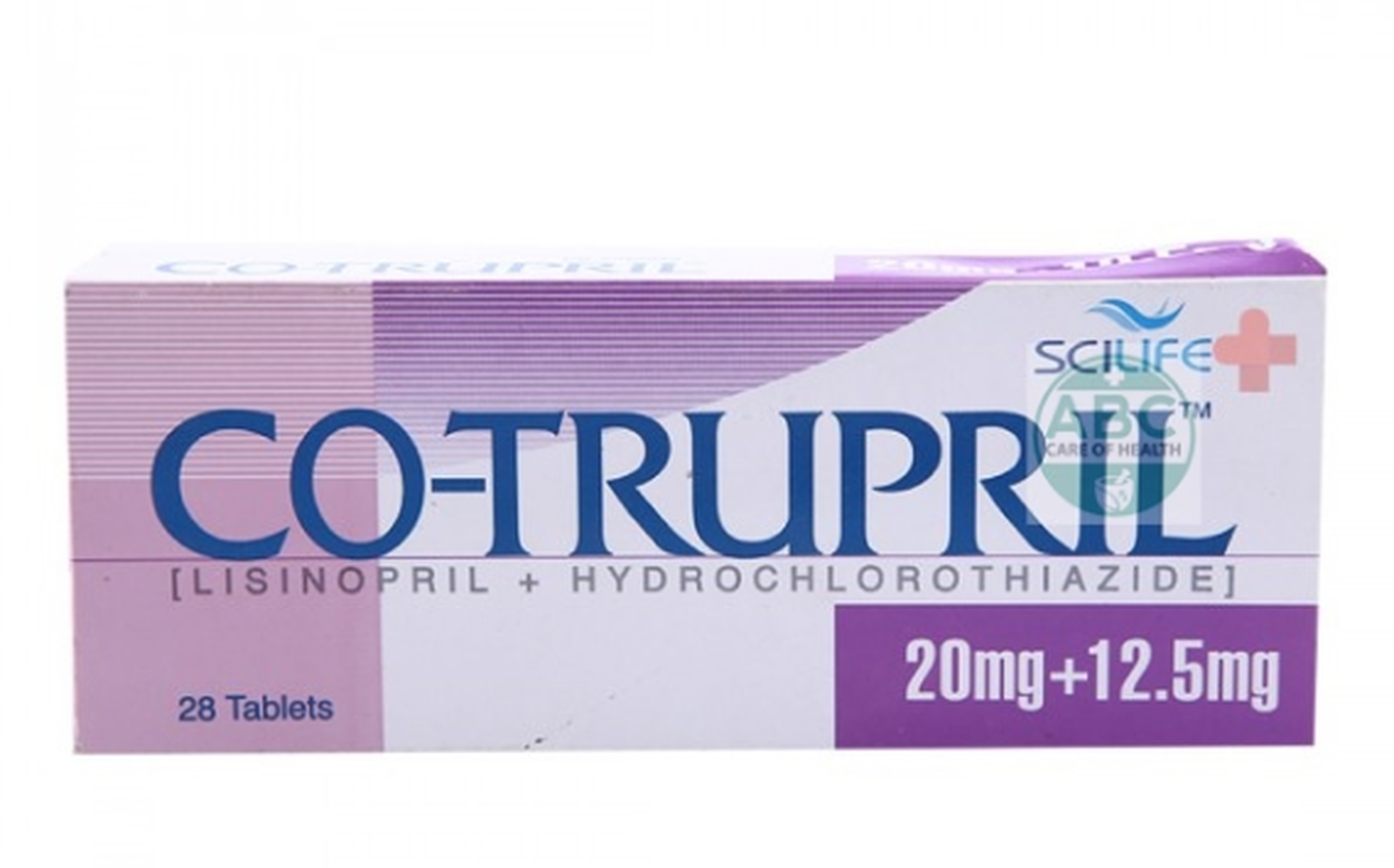 Thuốc Co-trupril 20/12.5mg điều trị tăng huyết áp (Hộp 2 vỉ x 14 viên)