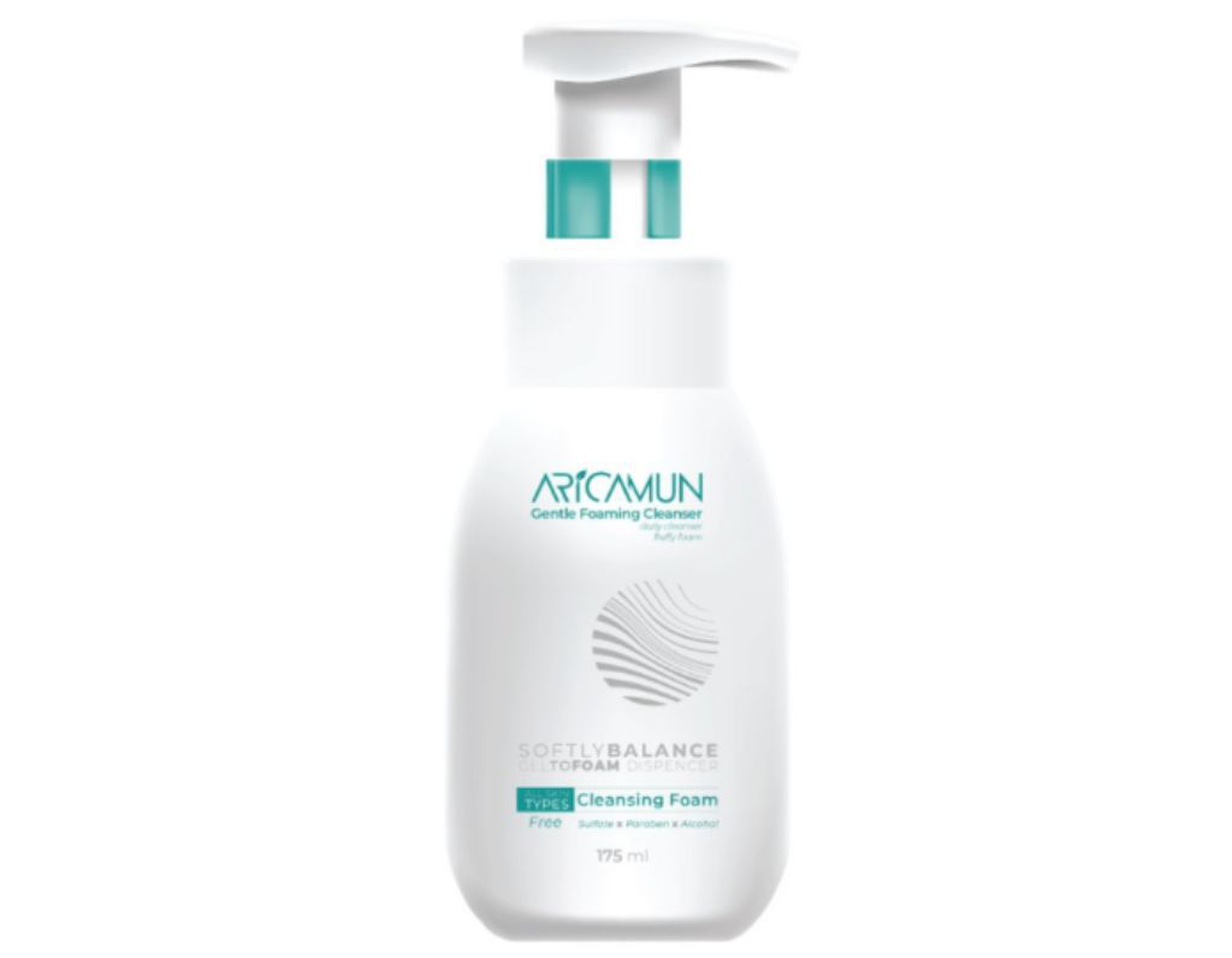 Bọt rửa mặt Aricamun Gentle Foaming Cleanser tạo bọt cực mịn, giúp làm sạch da (Chai 175 ml)