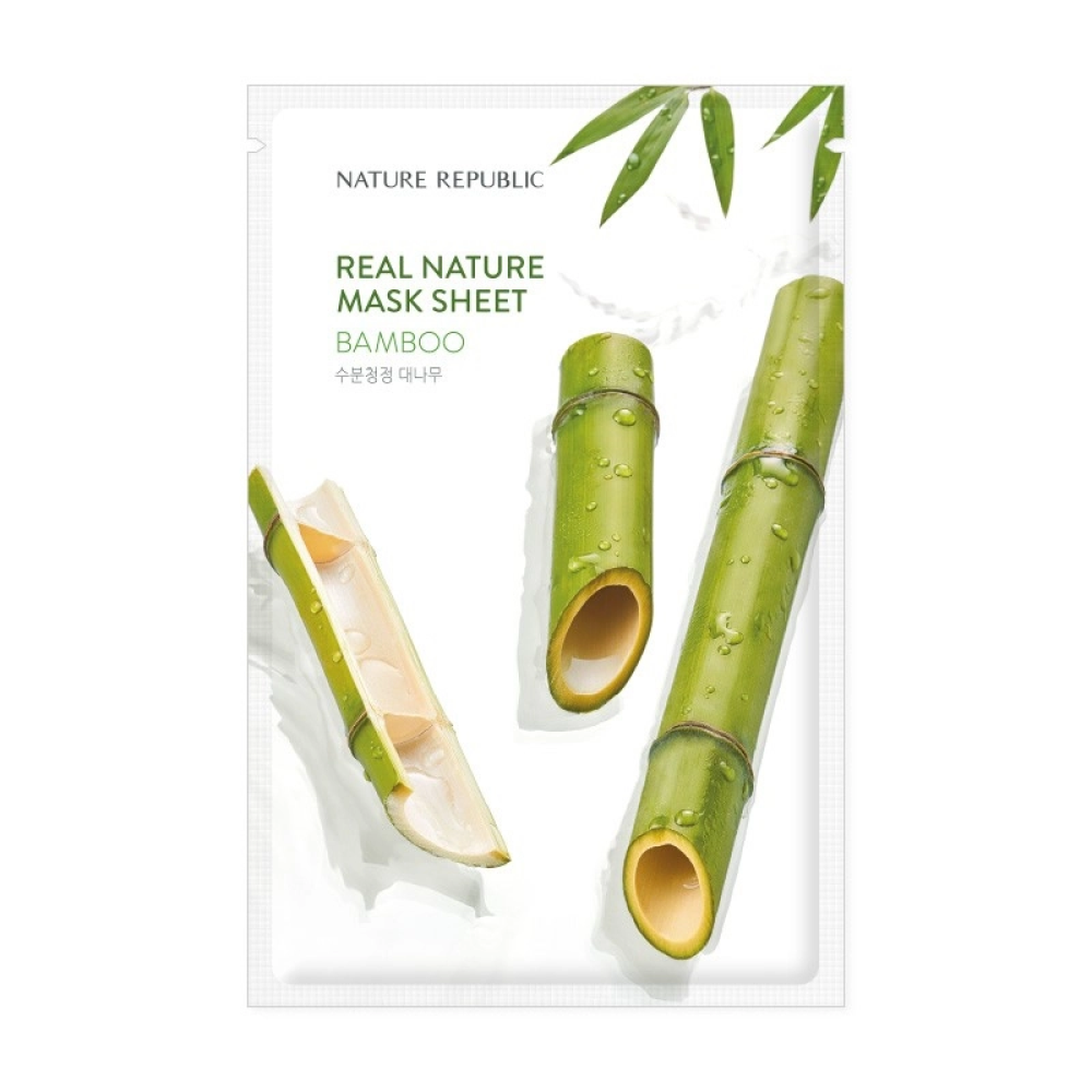 Mặt nạ dưỡng da Nature Republic Real Nature Bamboo giúp cấp ẩm, làm mềm da