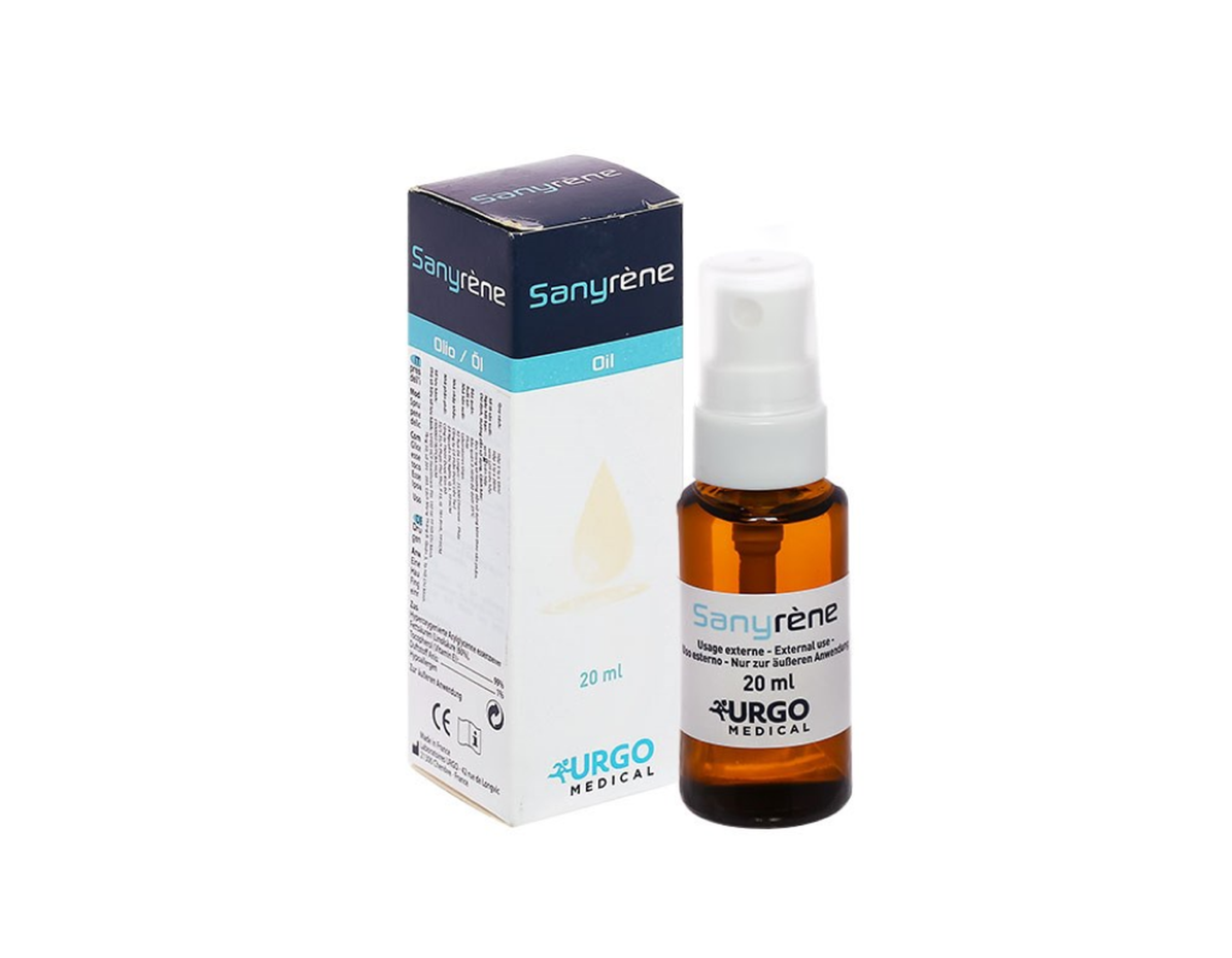 Bình xịt Sanyrene spray ngăn ngừa các vết loét do tì đè và da bị đỏ do hăm tã (Chai 20ml)