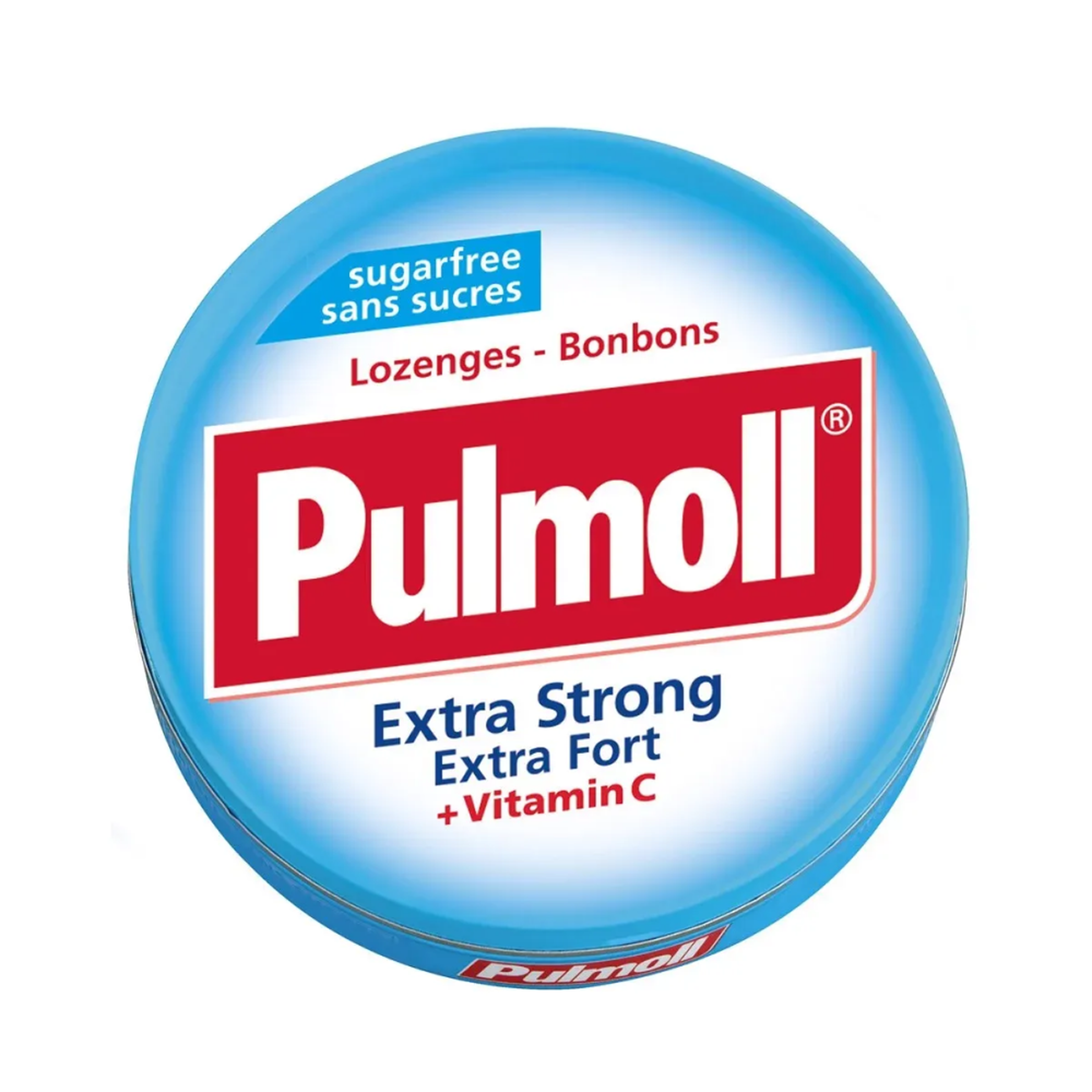 Kẹo ngậm Pulmoll Extra Strong Extra Fort + Vitamin C không đường giúp thông cổ, mát họng( hộp 45g)