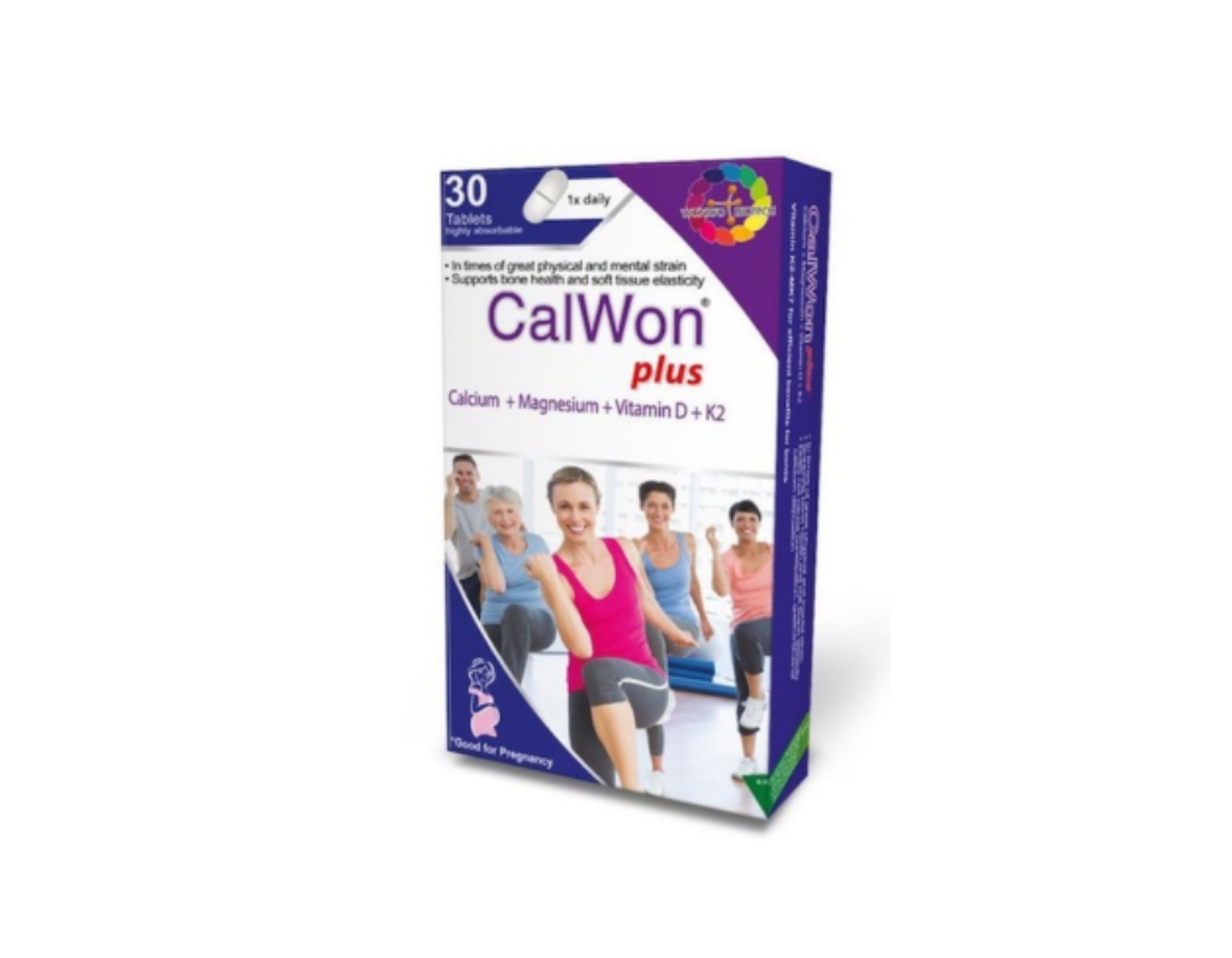 Viên uống Calwwon Plus bổ sung canxi hữu cơ (Hộp 2 vỉ x 15 viên)