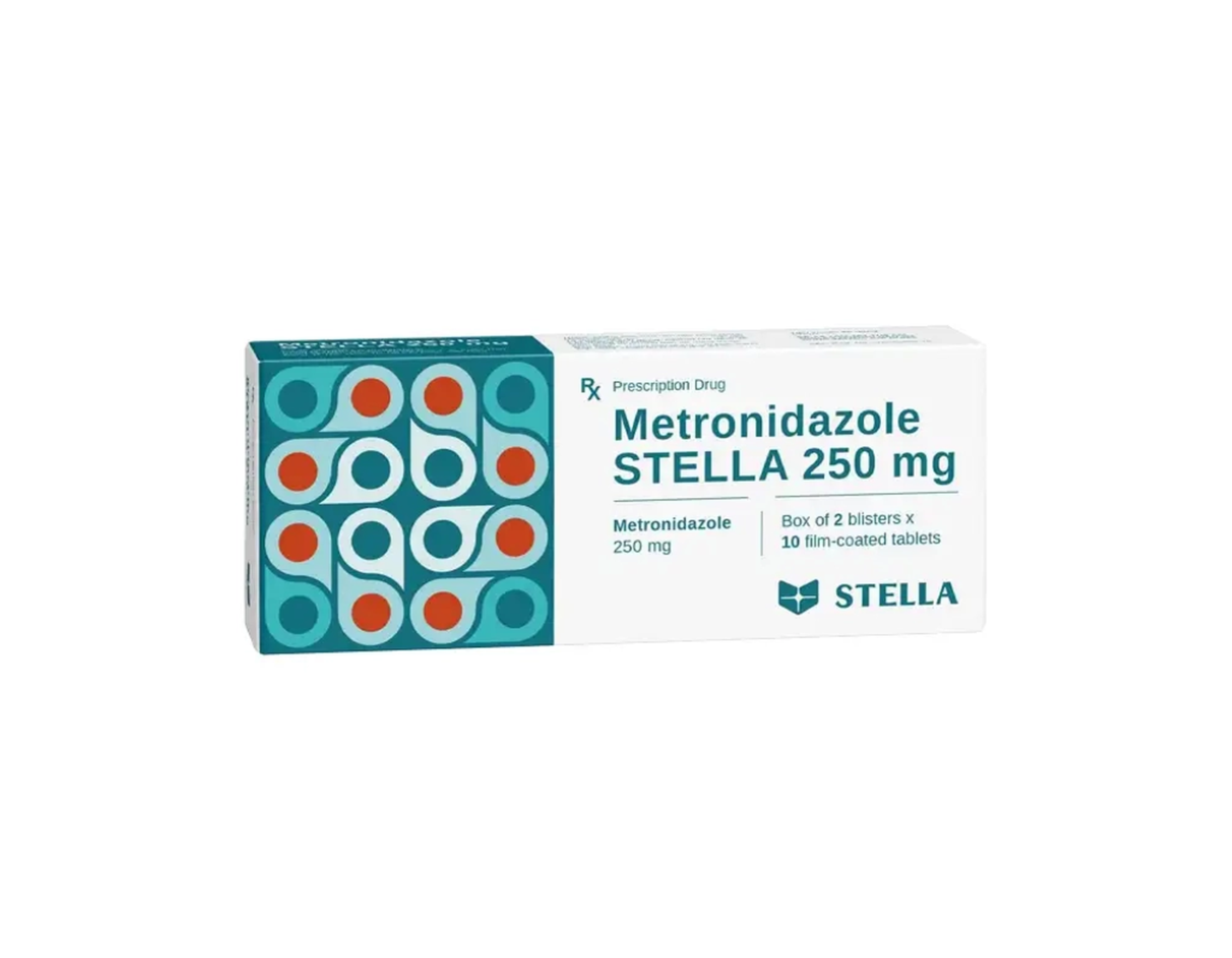 Thuốc Metronidazole Stella 250mg điều trị nhiễm khuẩn (Hộp 2 vỉ x 10 viên)