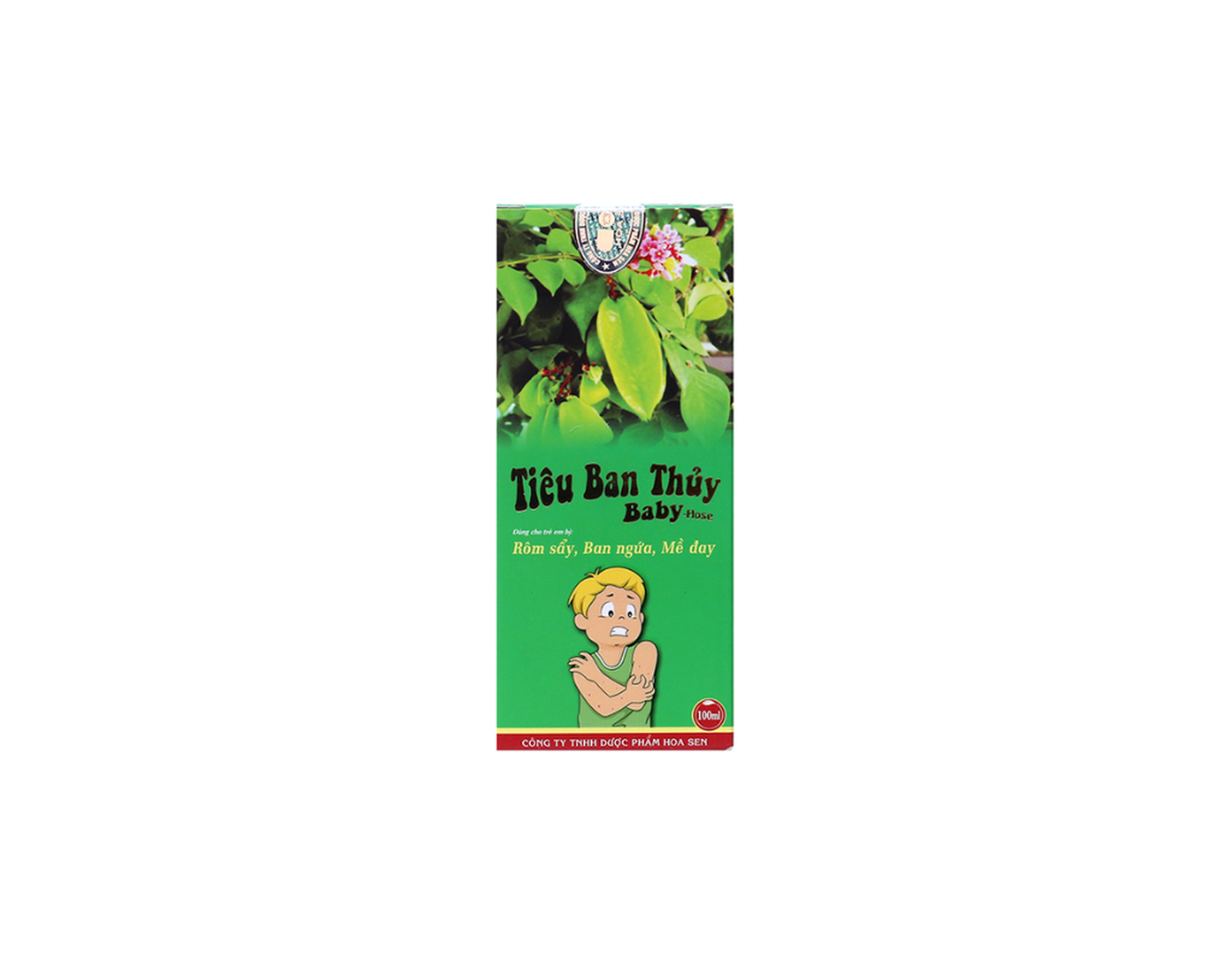 Siro Tiêu Ban Thủy Baby Hose hỗ trợ giảm mề đay, rôm sẩy (Chai 150ml)