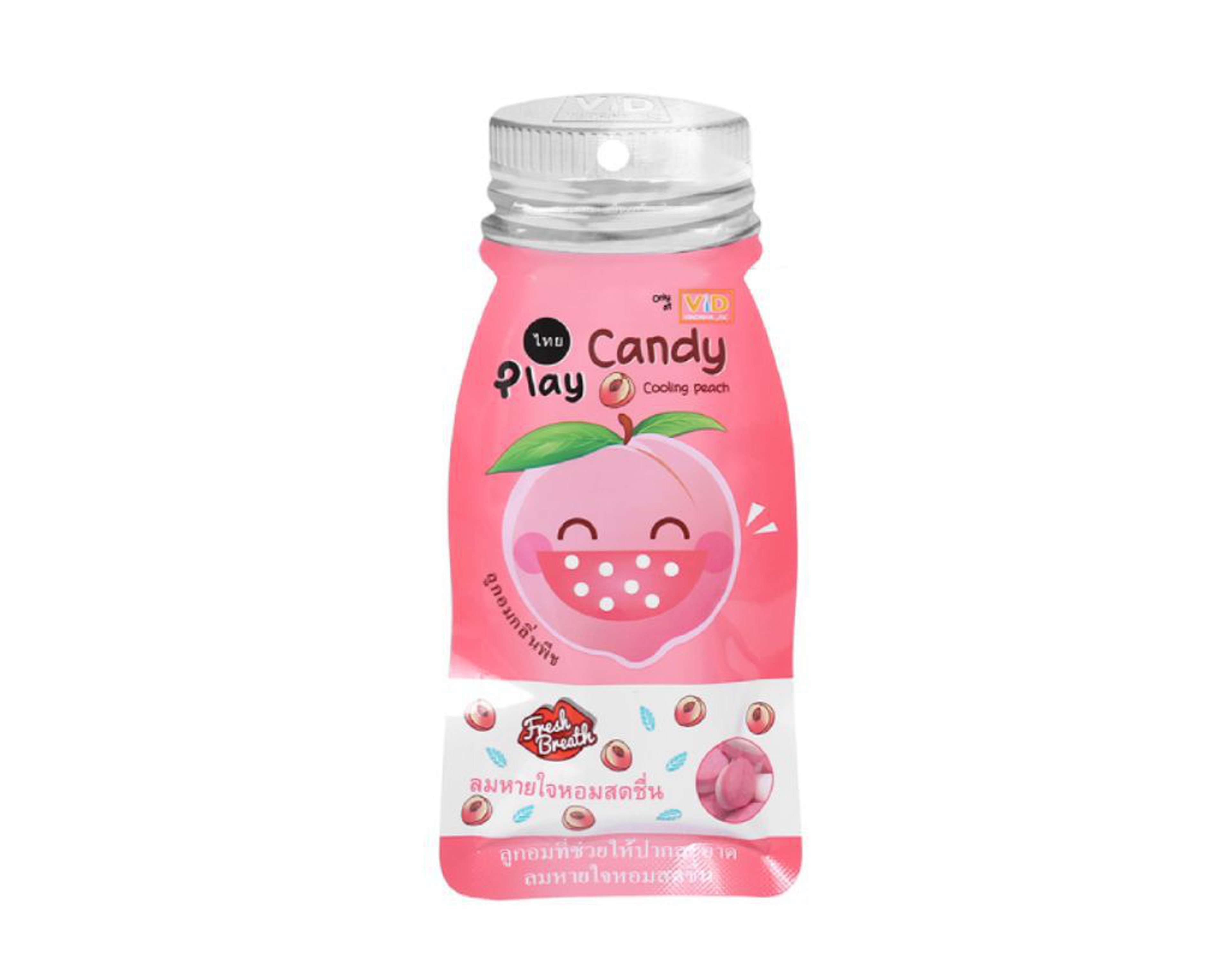 Kẹo ngậm Play Candy đào tạo cảm giác the và mát lạnh (Gói 12g)