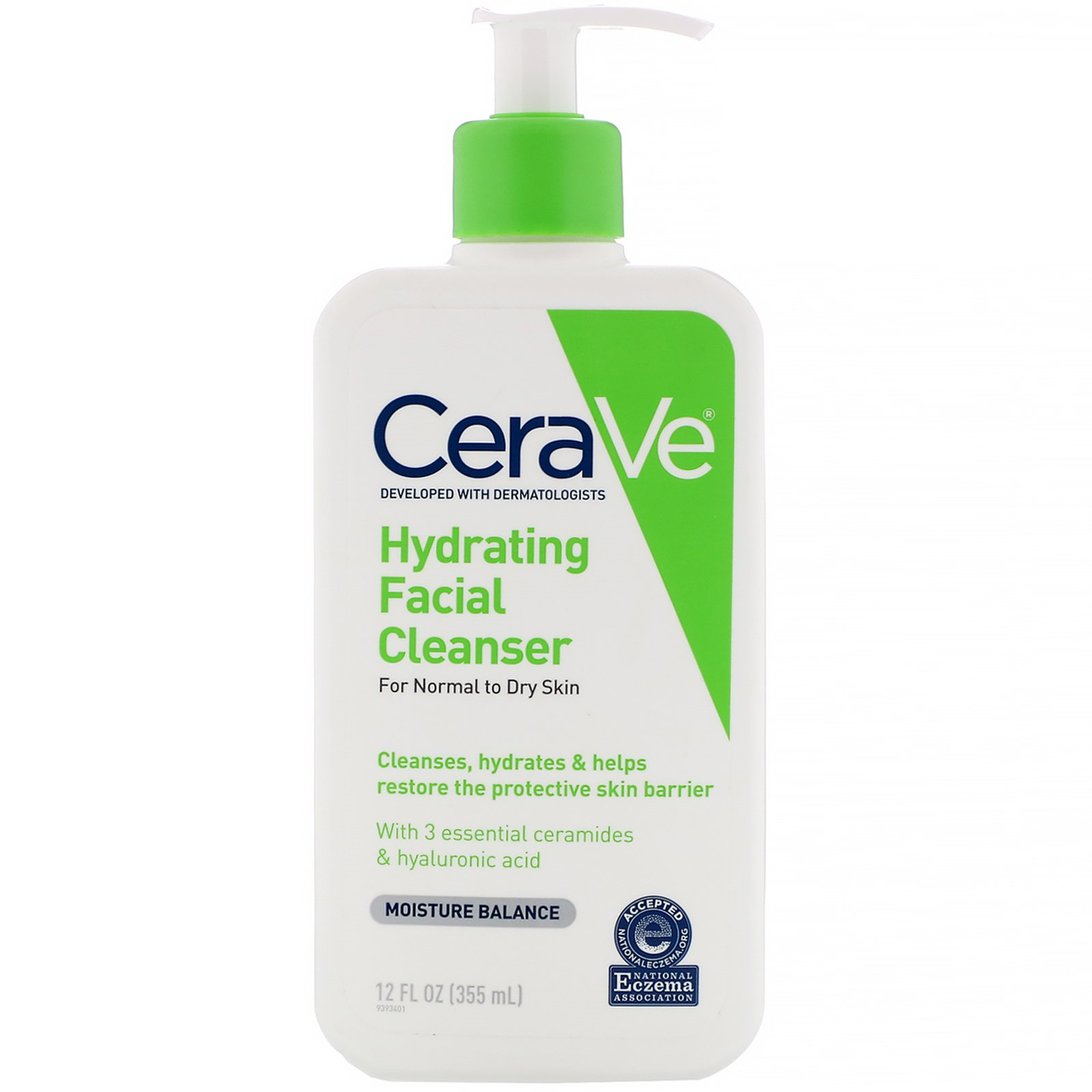 Sữa rửa mặt Cerave cho da thường và da khô giúp làm sạch da (Chai 236ml)