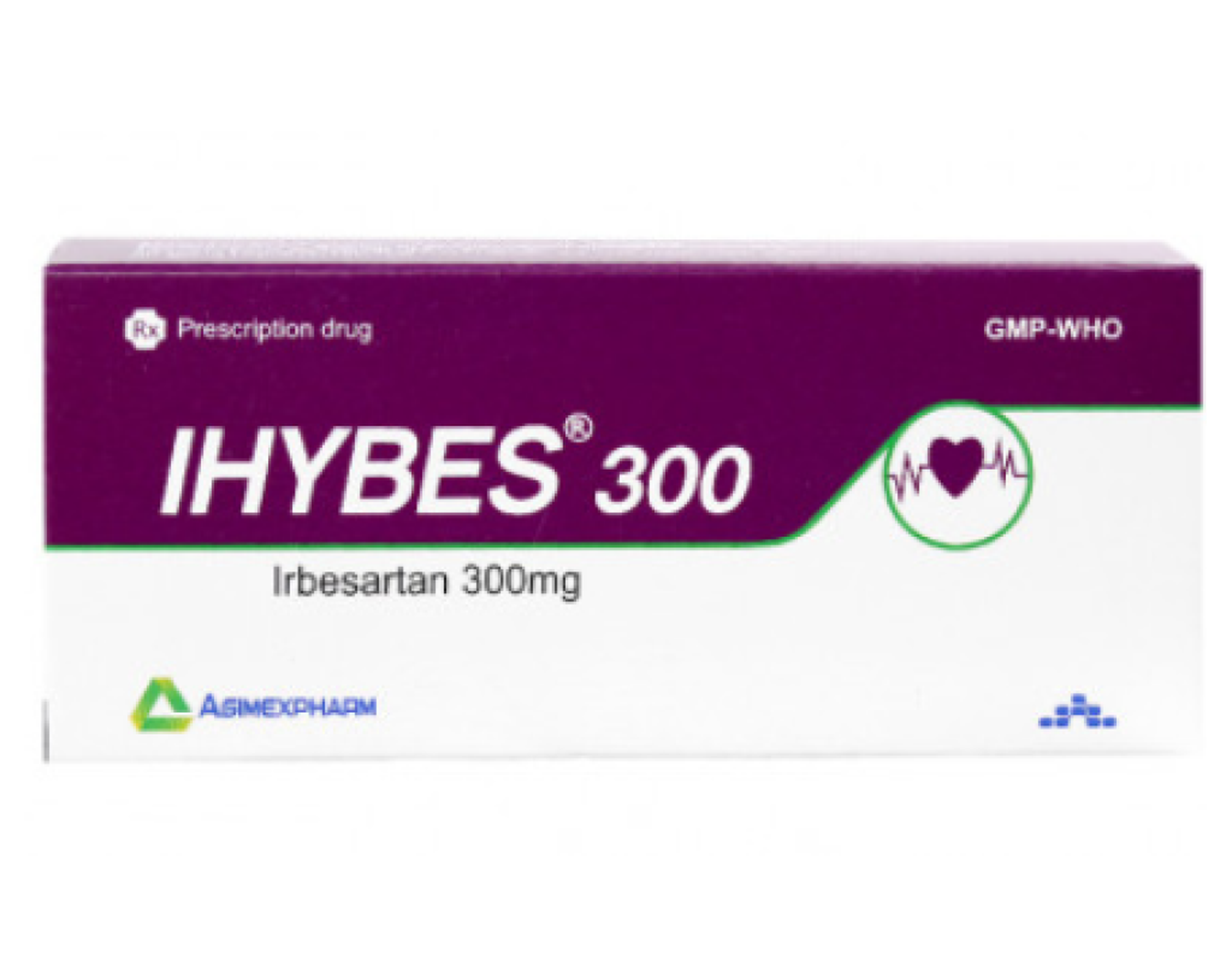 Thuốc Ihybes 300mg điều trị tăng huyết áp động mạch (Hộp 3 vỉ x 10 viên)