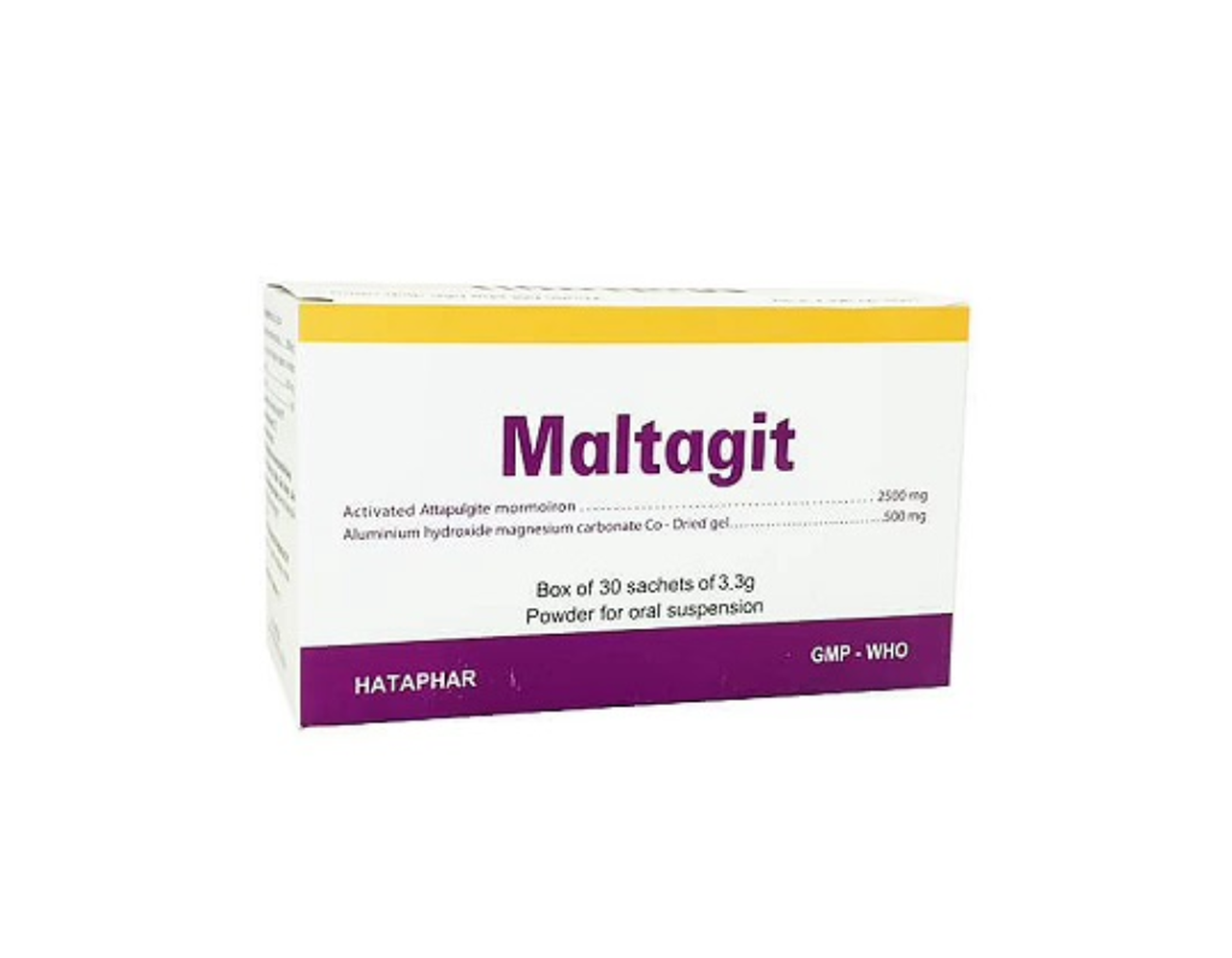 Thuốc Maltagit 2.5g/0.5g điều trị triệu chứng dạ dày (Hộp 30 gói)