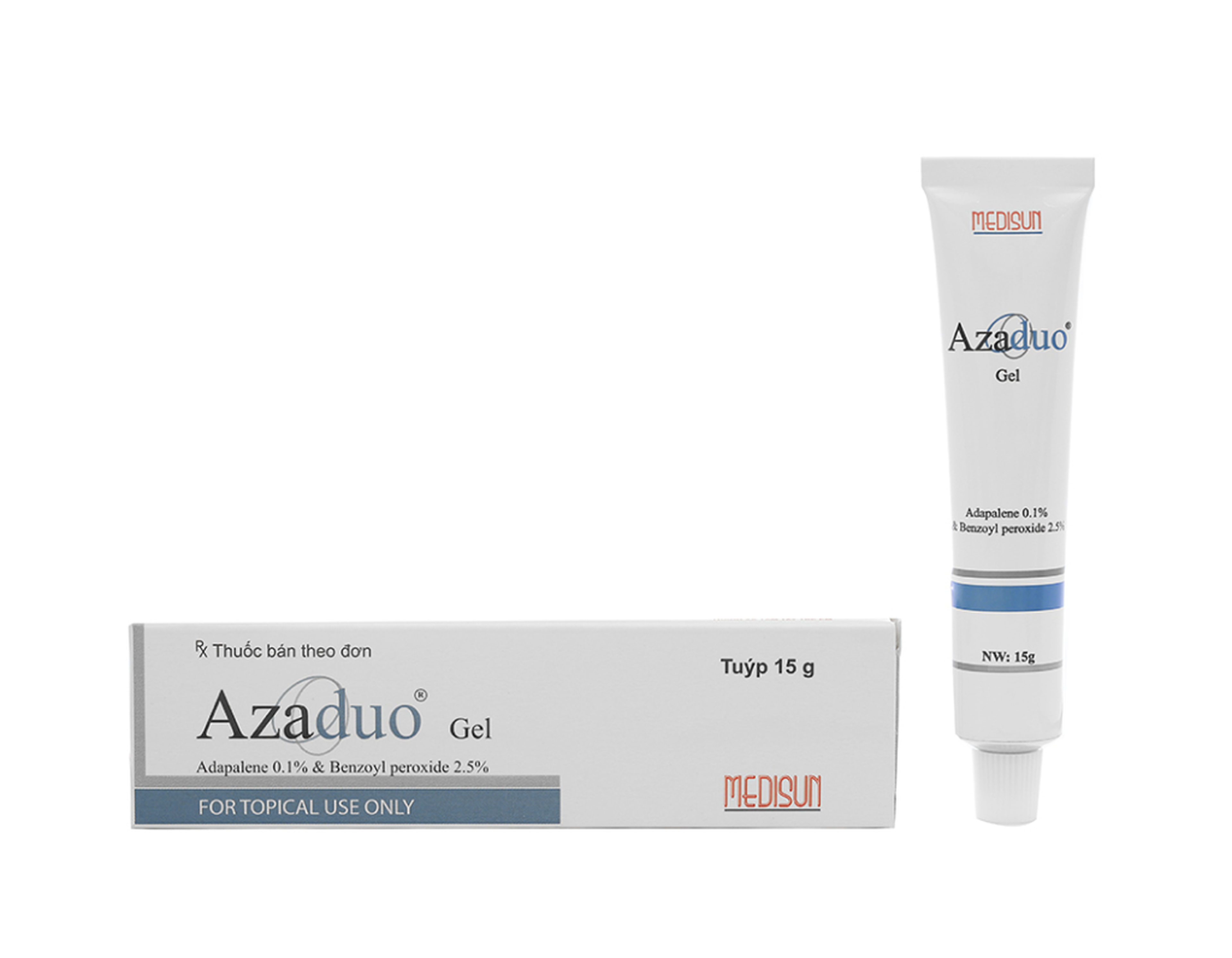 Thuốc bôi Azaduo trị mụn trứng cá (Tuýp 15g)