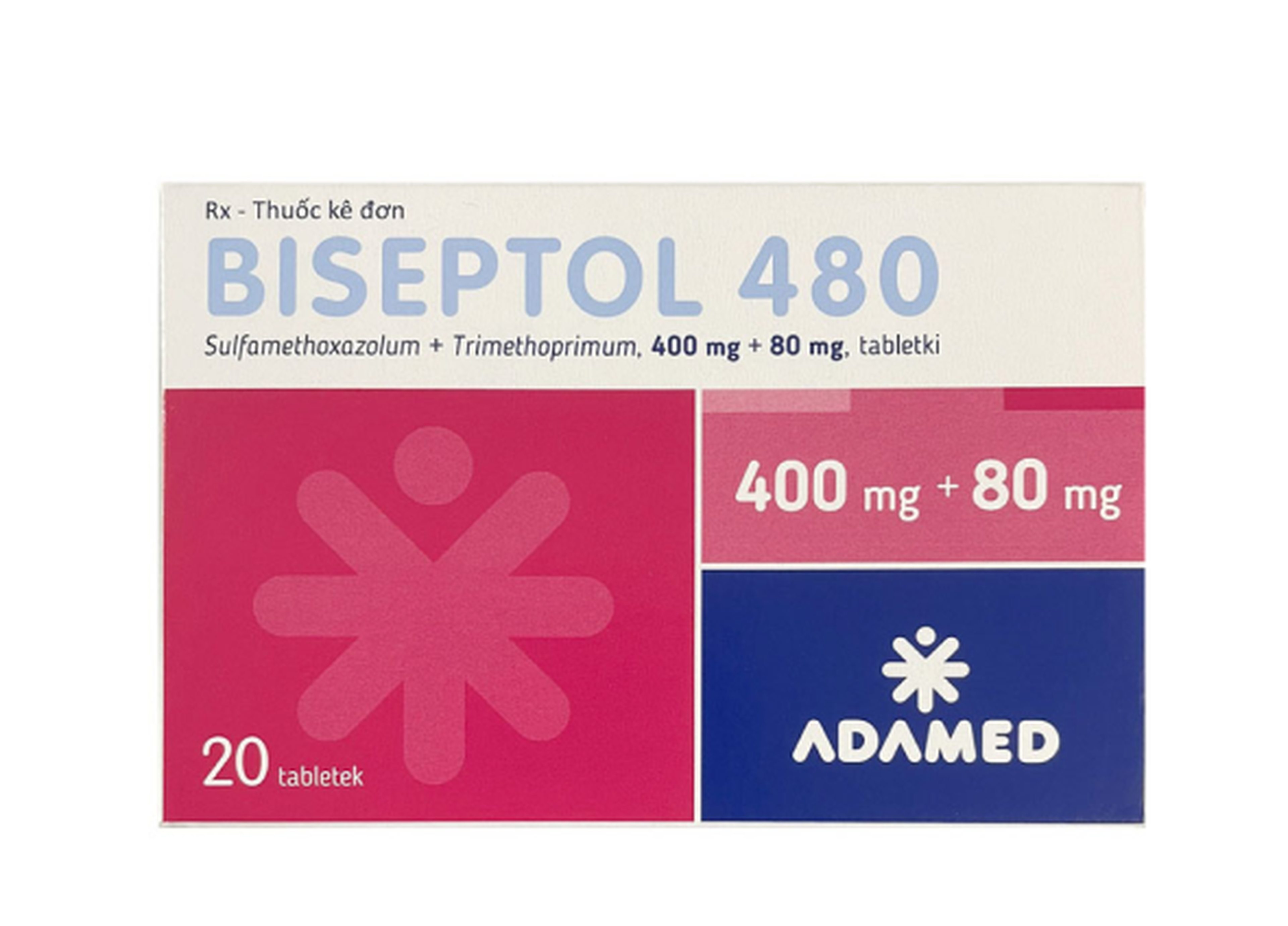 Thuốc Biseptol 480mg trị nhiễm khuẩn (Hộp 1 vỉ x 20 viên)