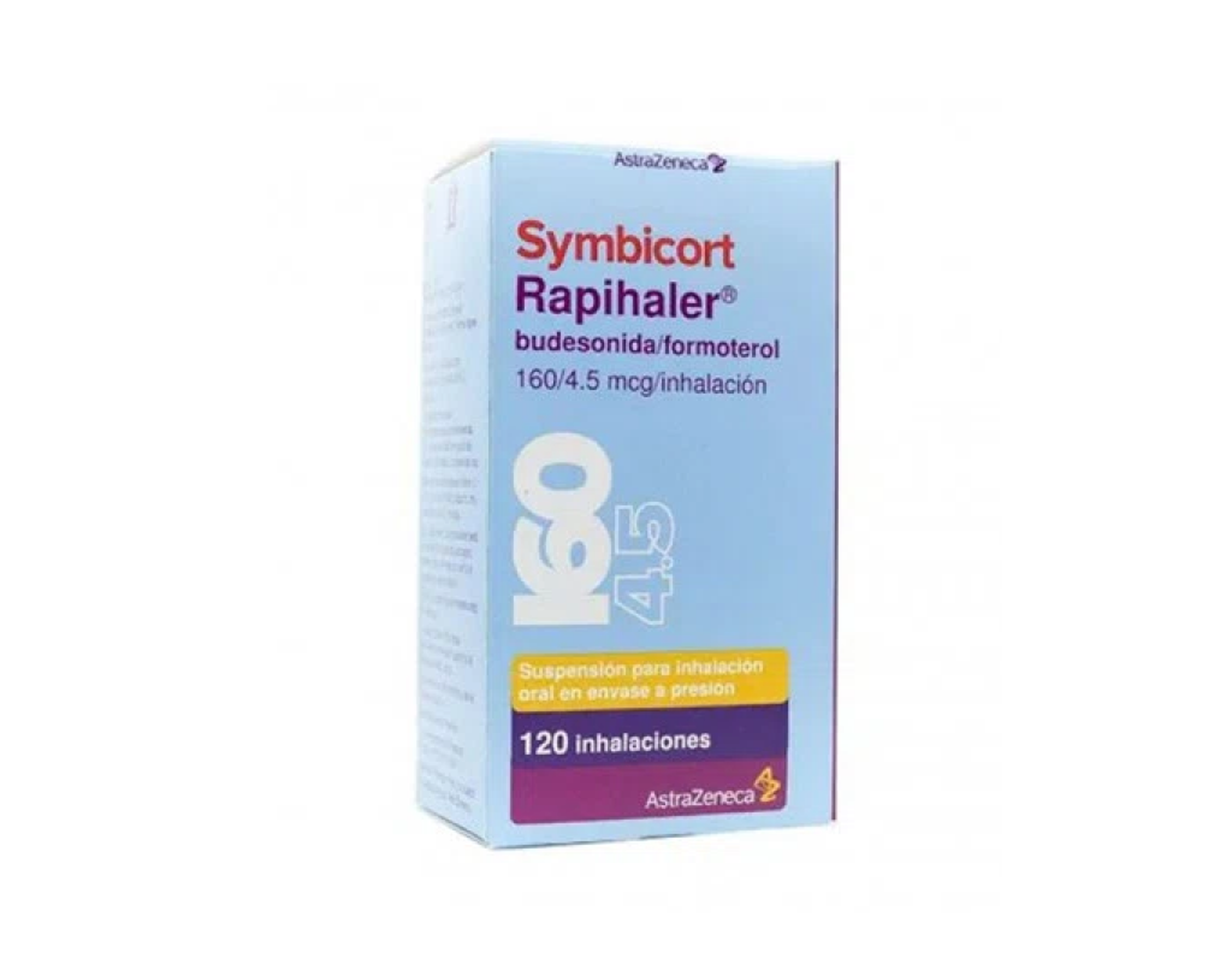 Hỗn dịch xịt Symbicort Rapihaler 160/4.5mcg trị hen suyễn bình (Chai 120 liều xịt)